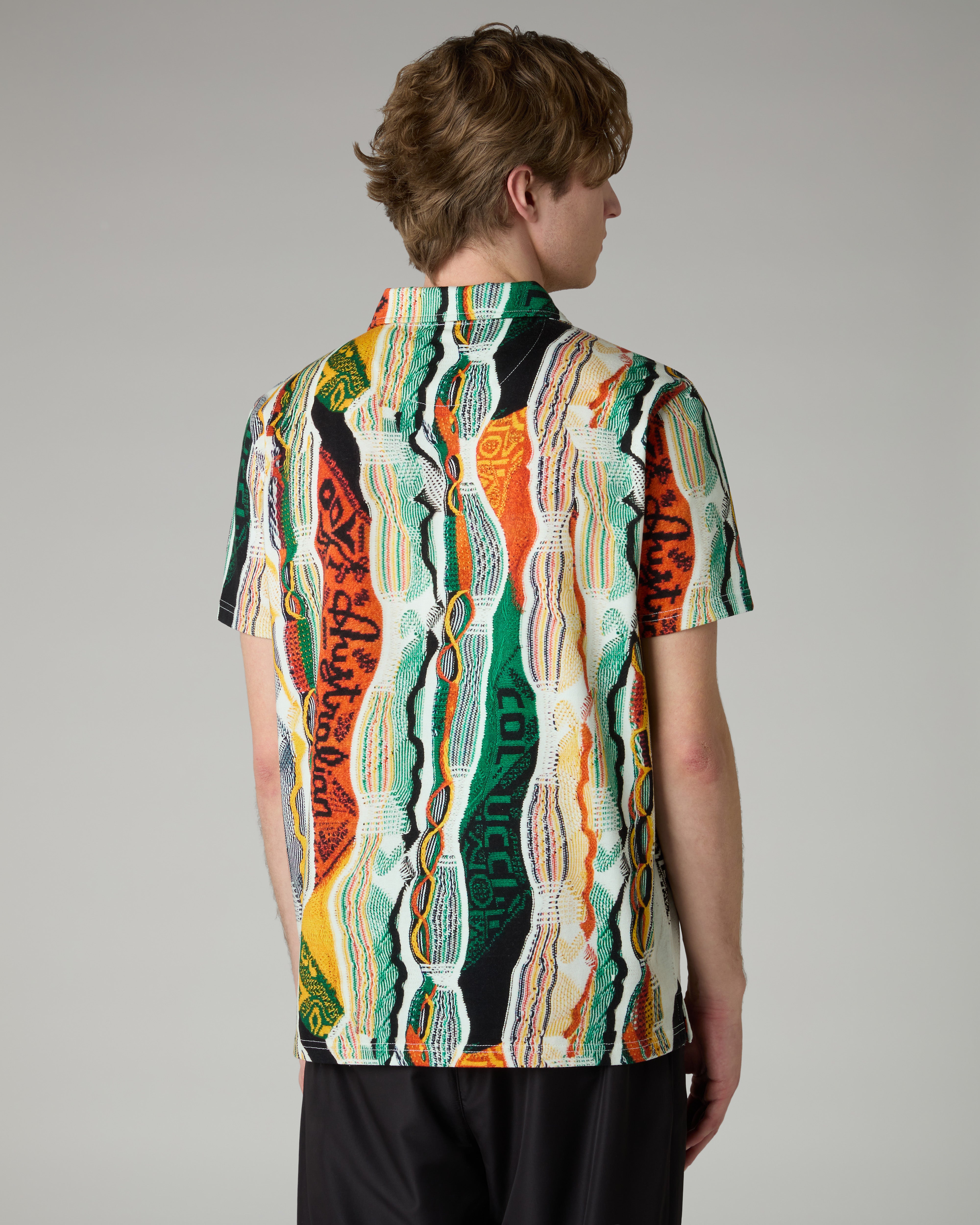 Knit Effect Polo Shirt