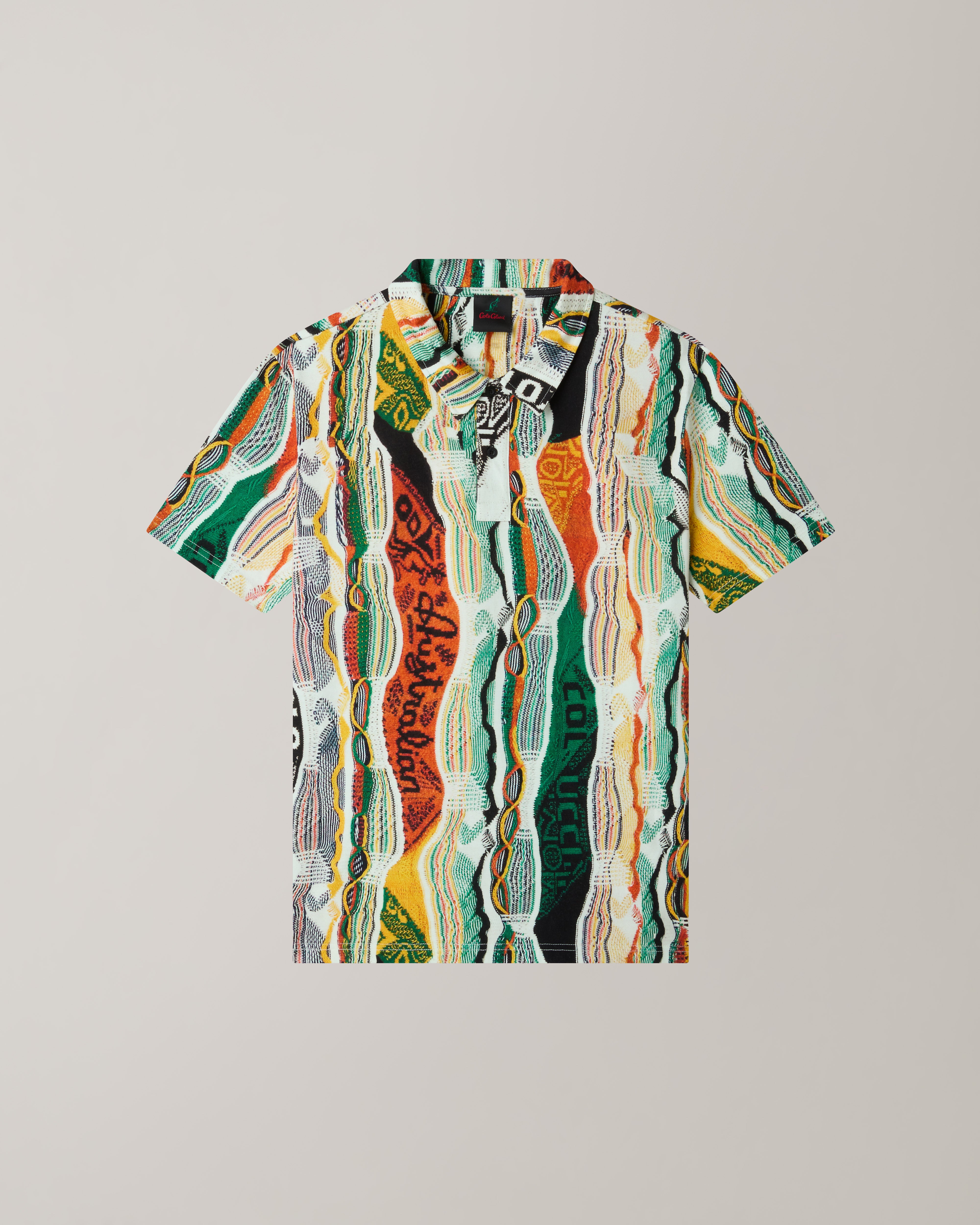 Knit Effect Polo Shirt
