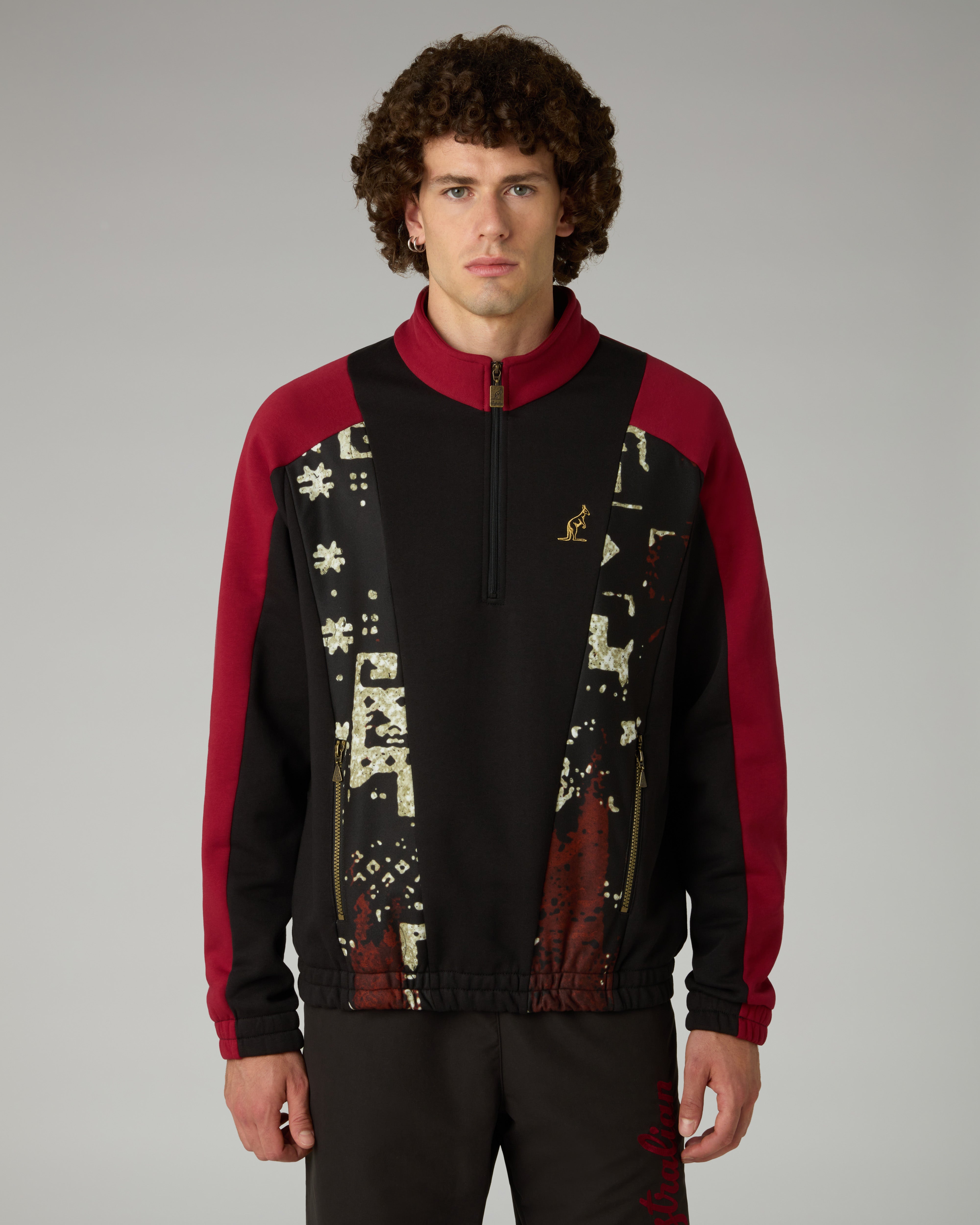 Arak Half-zip Crewneck