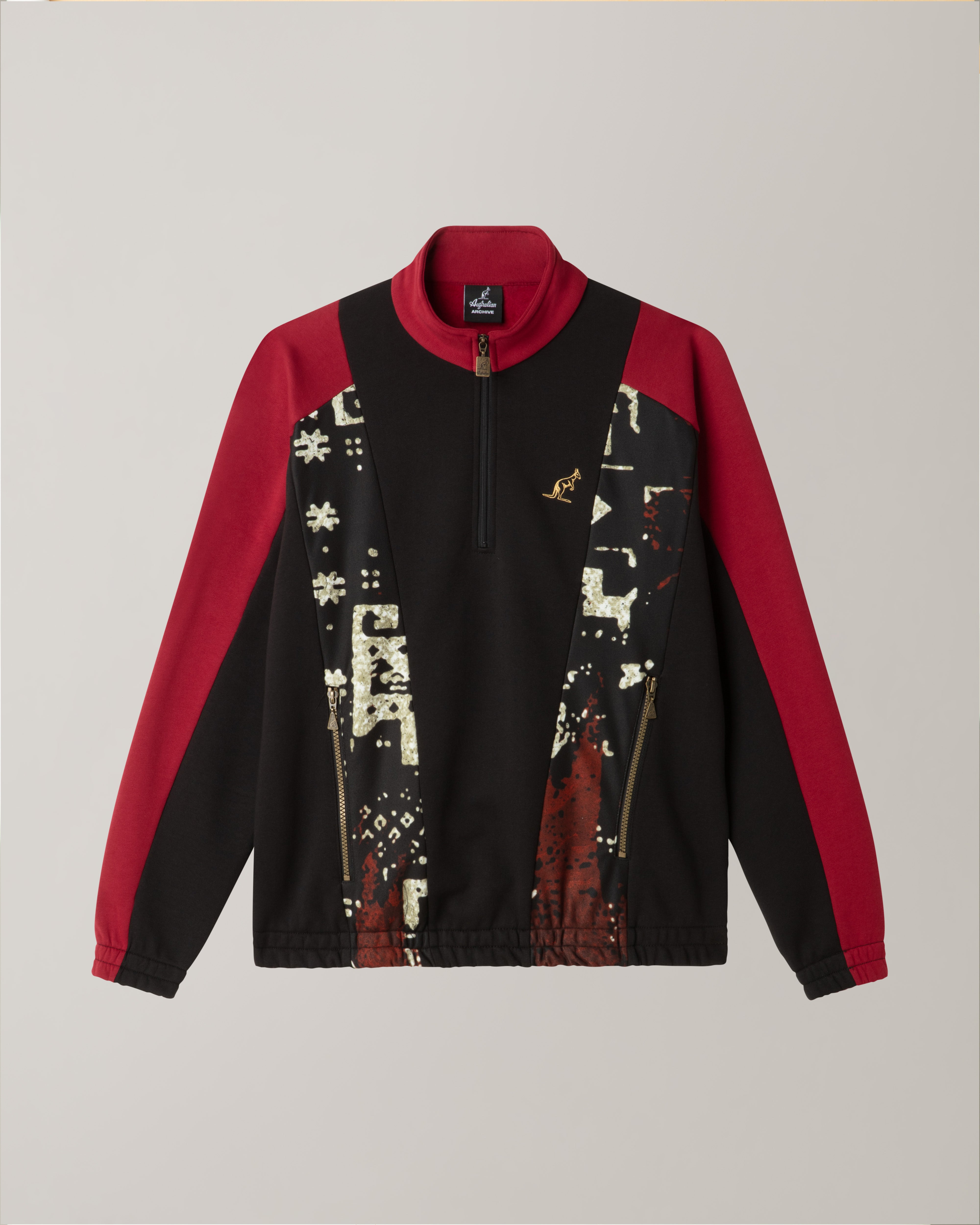 Arak Half-zip Crewneck