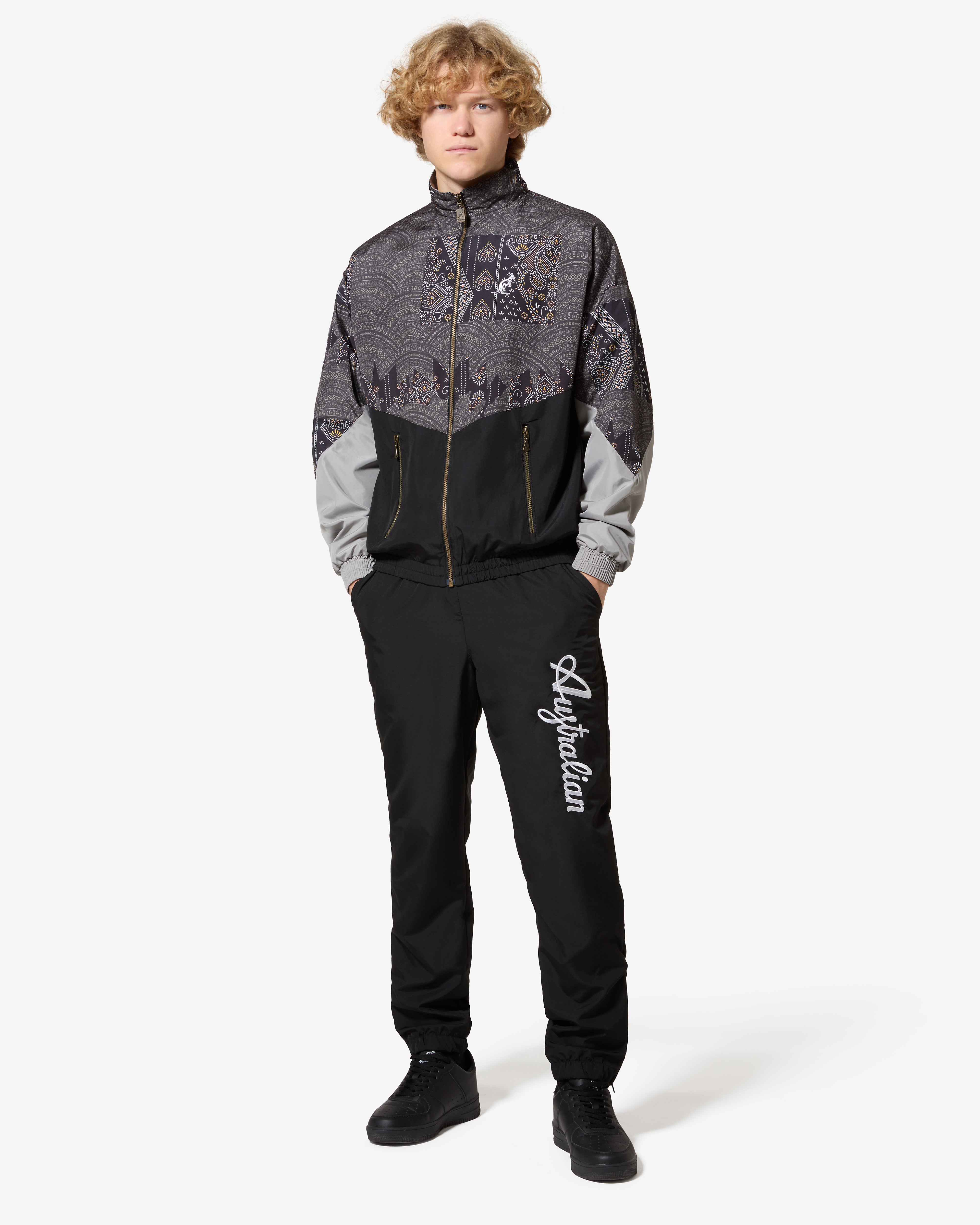 Paisley V Track Jacket: Australian Archive