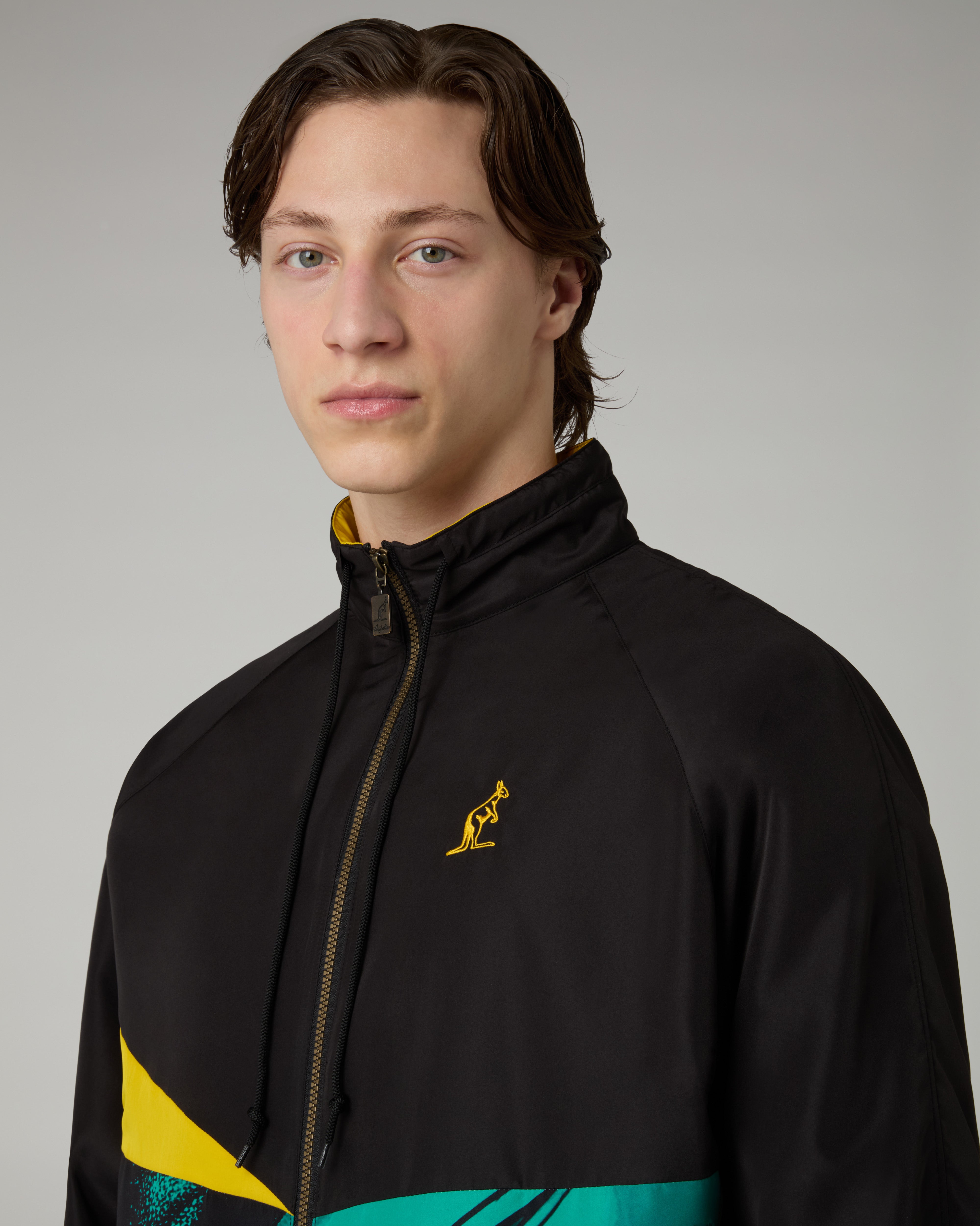 Brush Panel Track Jacket