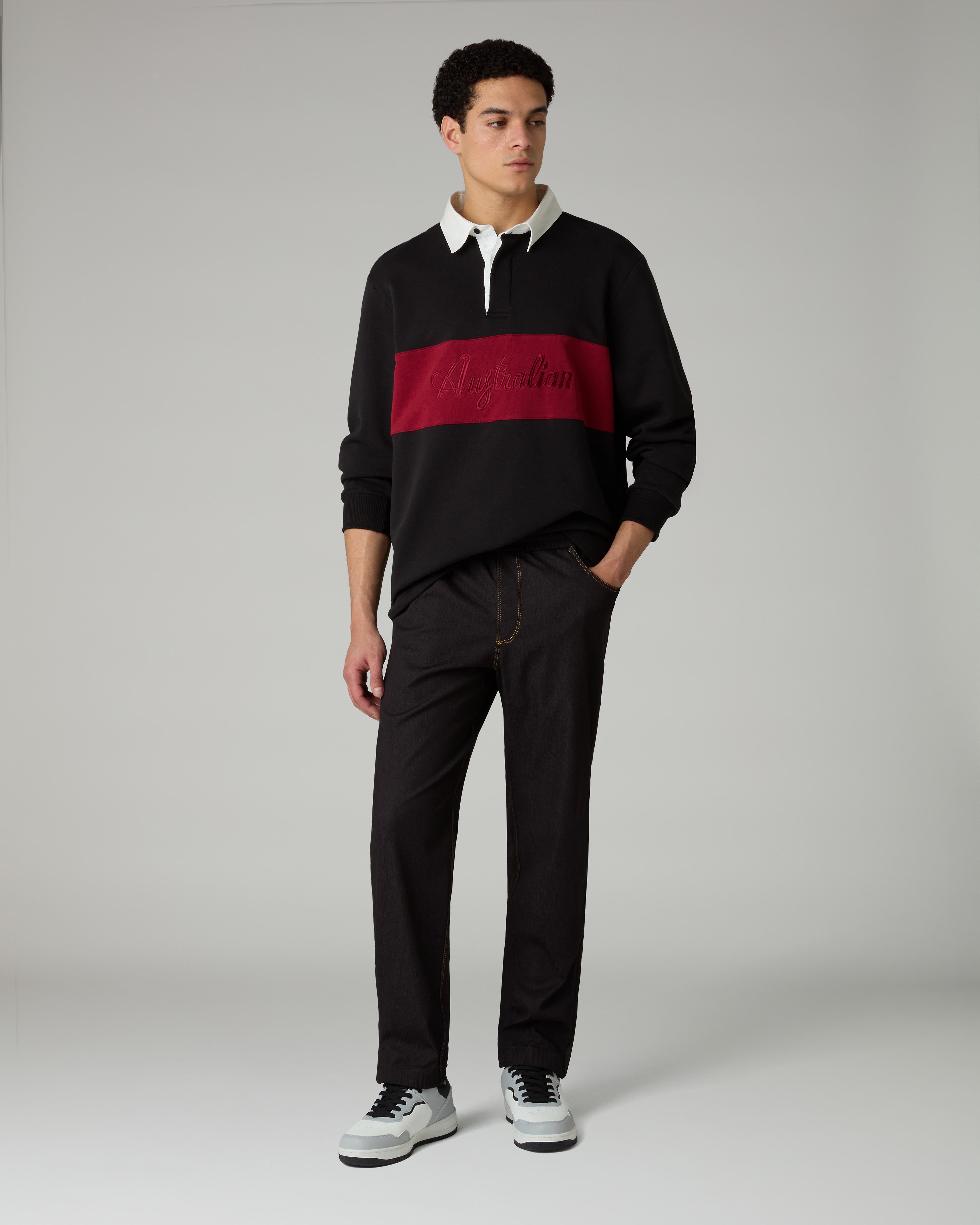 Denim Track Pant