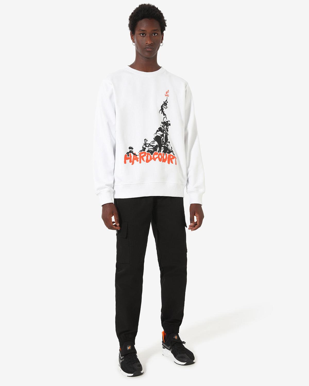 Pyramid Crewneck: Australian Hard Court