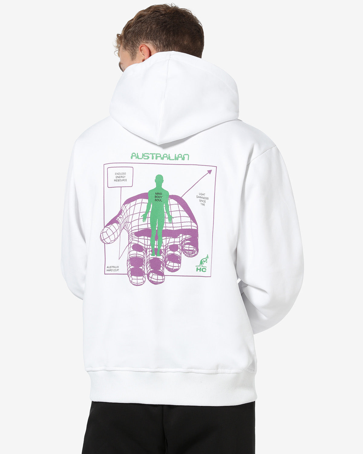 Inner Balance Hoodie: Australian Hard Court