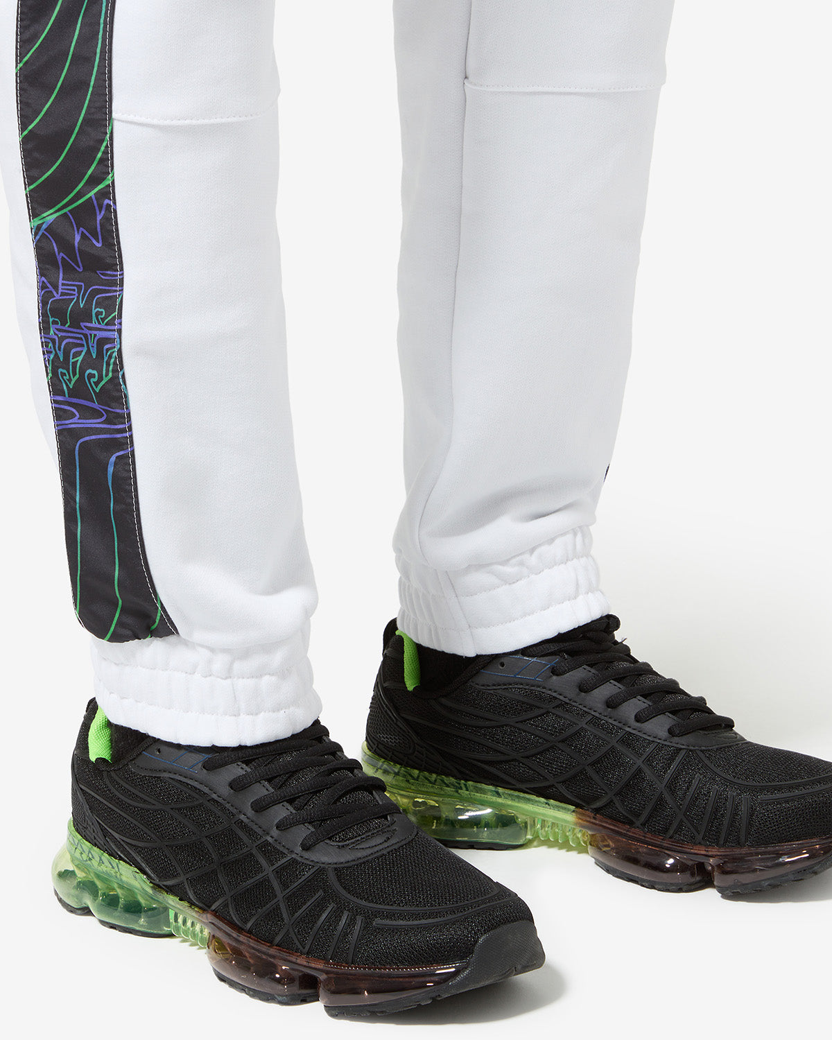 Flowing Files Track Pant: Australian Hard Court