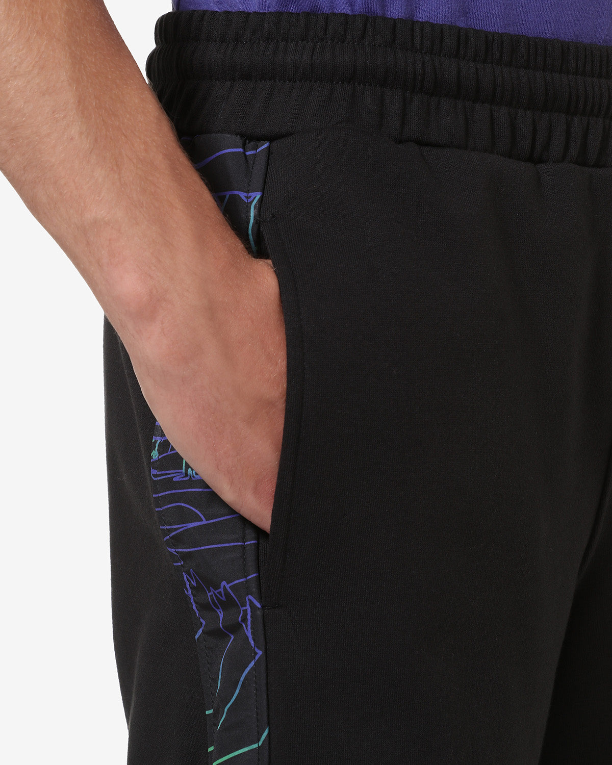 Flowing Files Track Pant: Australian Hard Court