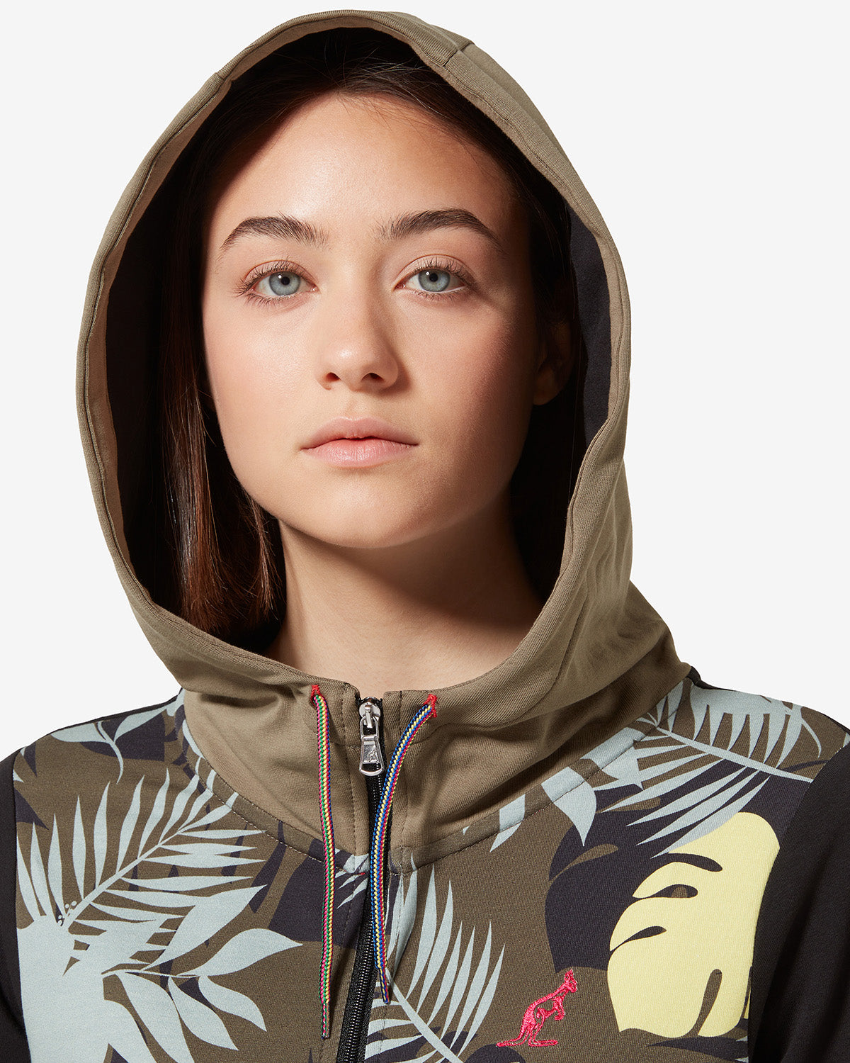 Flowers Insert Hoodie Jacket: Australian Sportswear