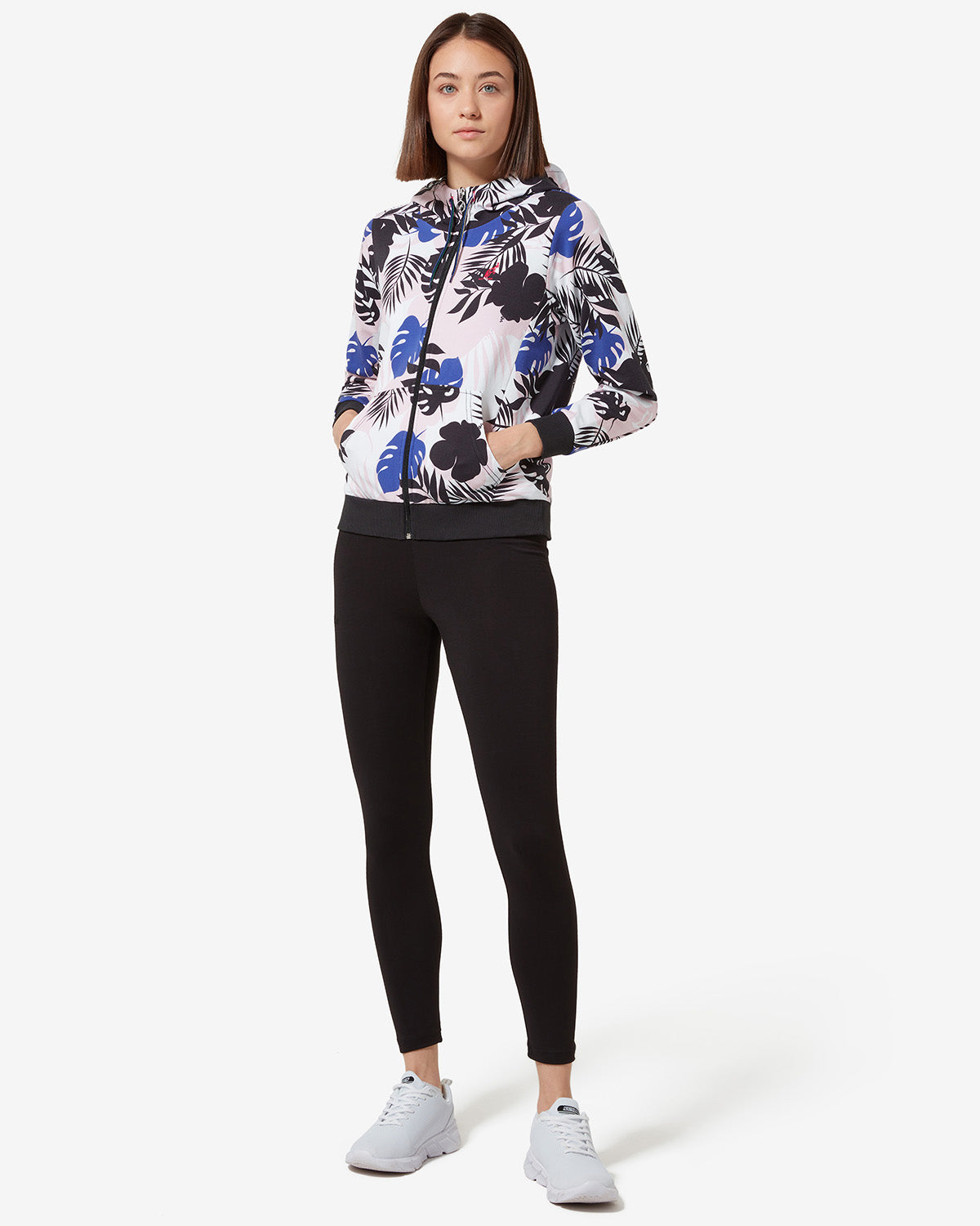 Flowers Hoodie Jacket: Australian Sportswear