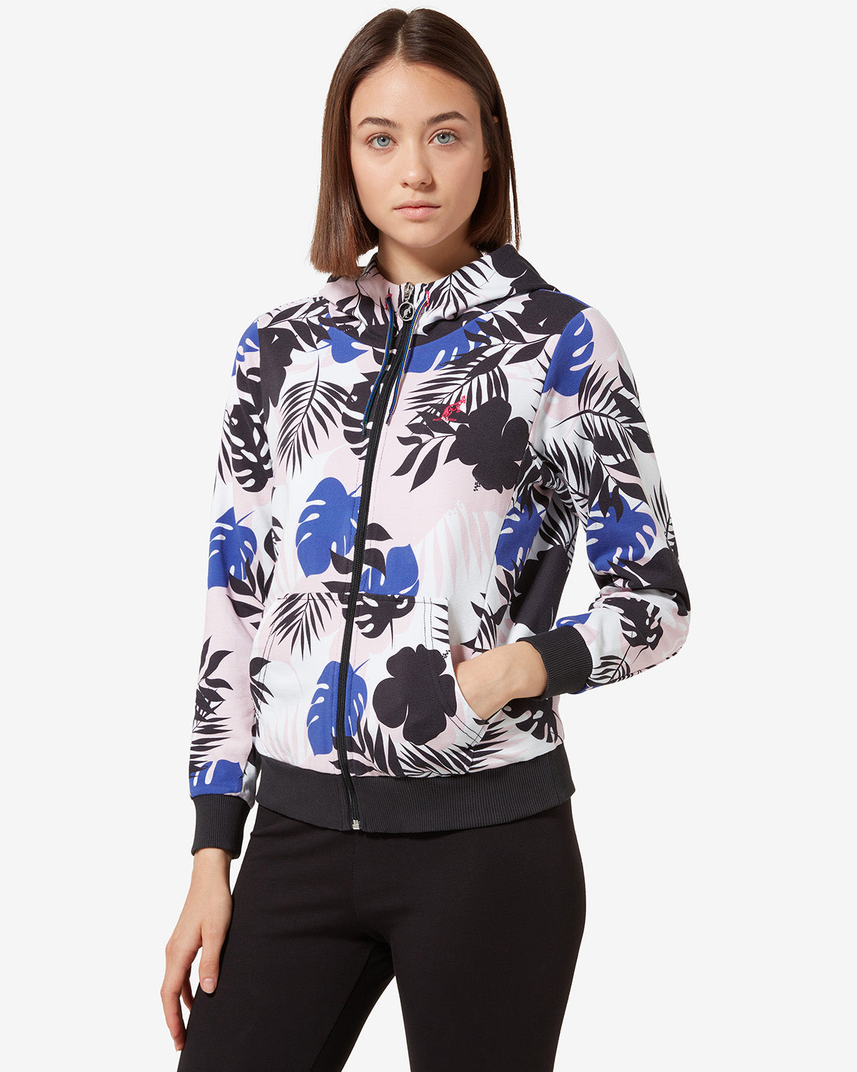 Flowers Hoodie Jacket: Australian Sportswear