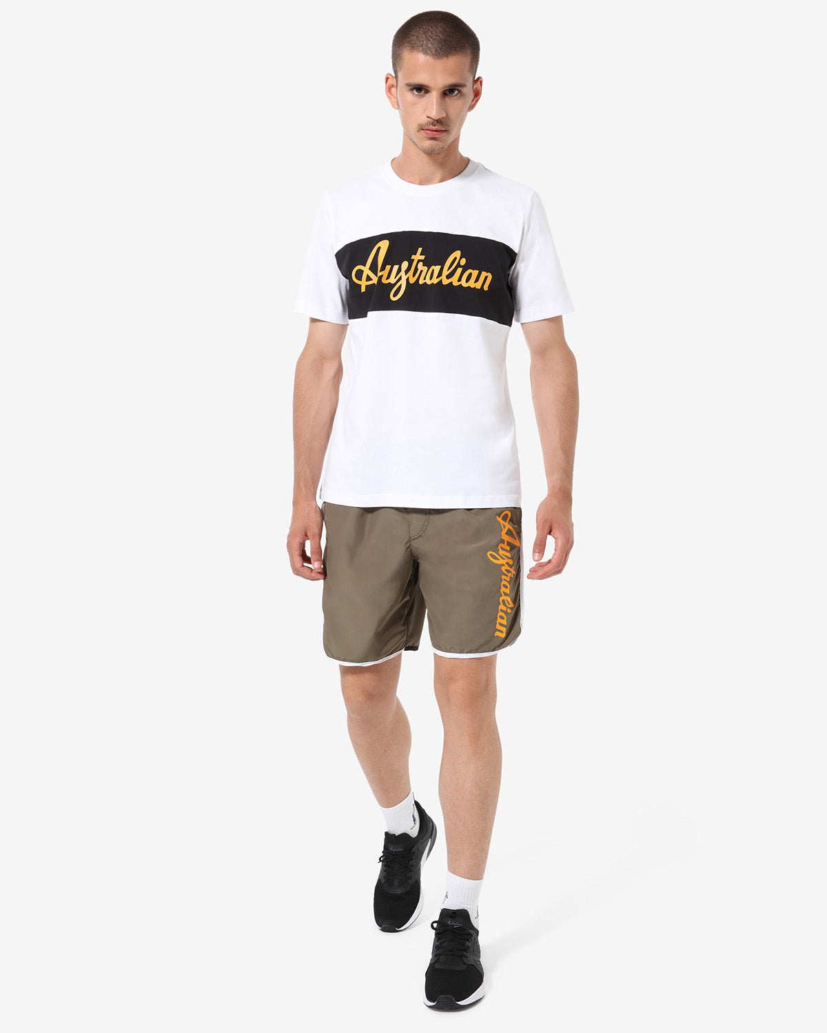 Printed Logo Swimshort: Australian Sportswear