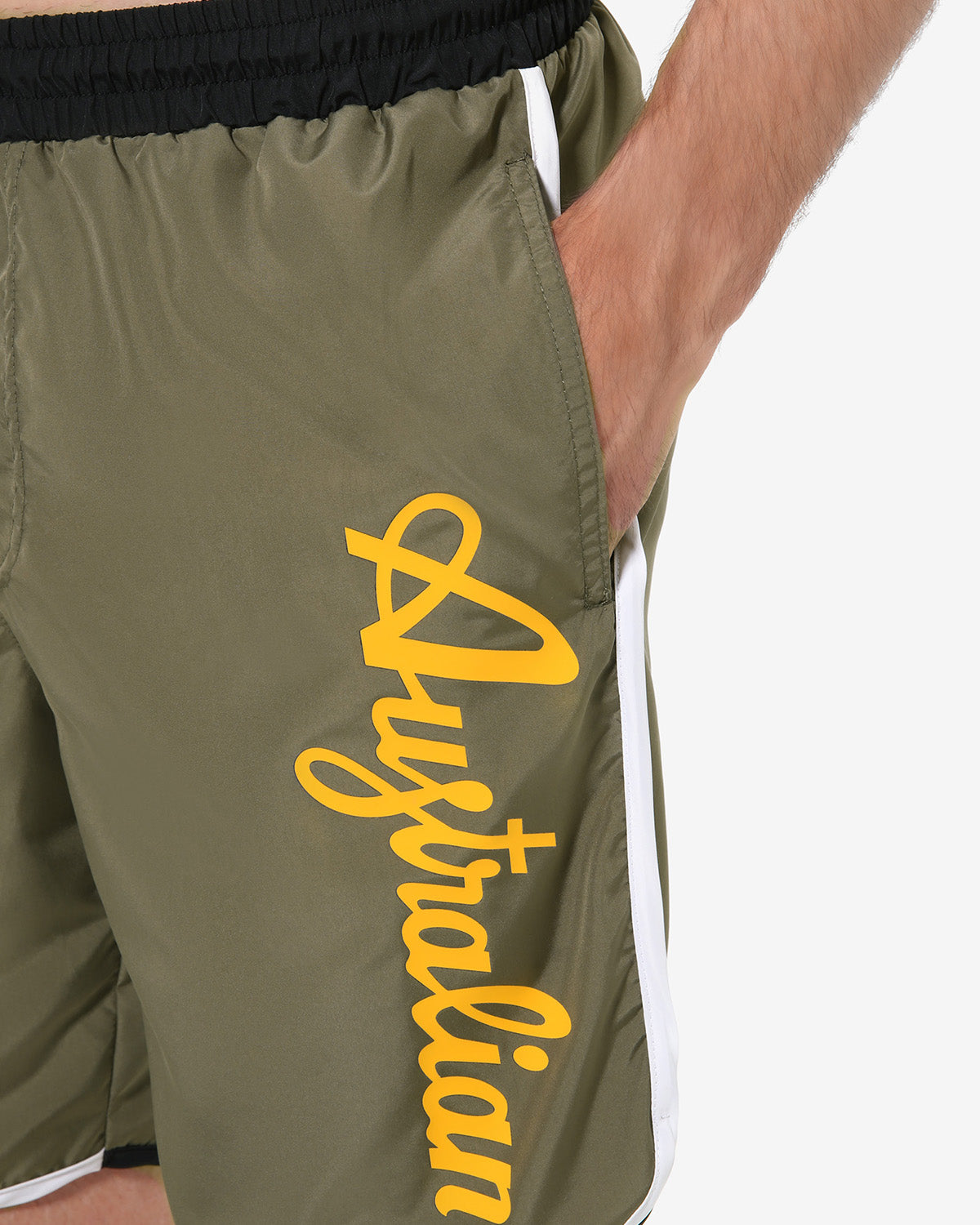 Printed Logo Swimshort: Australian Sportswear