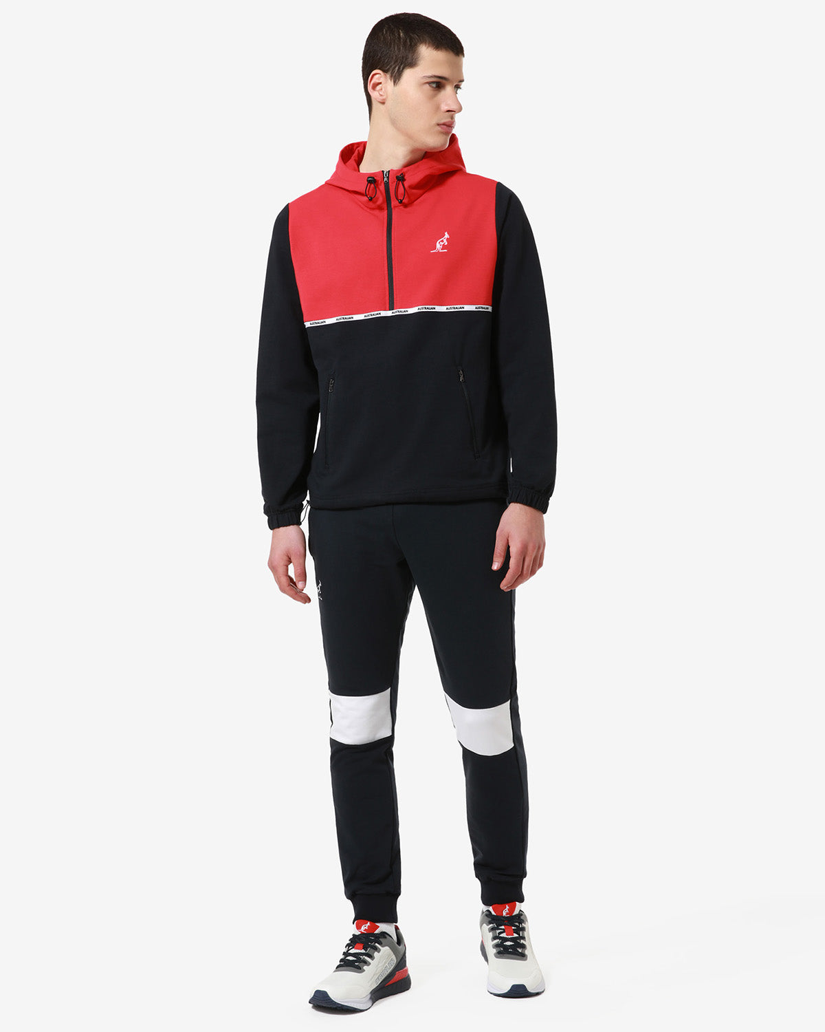 Half Zip Hoodie Jacket: Australian Sportswear