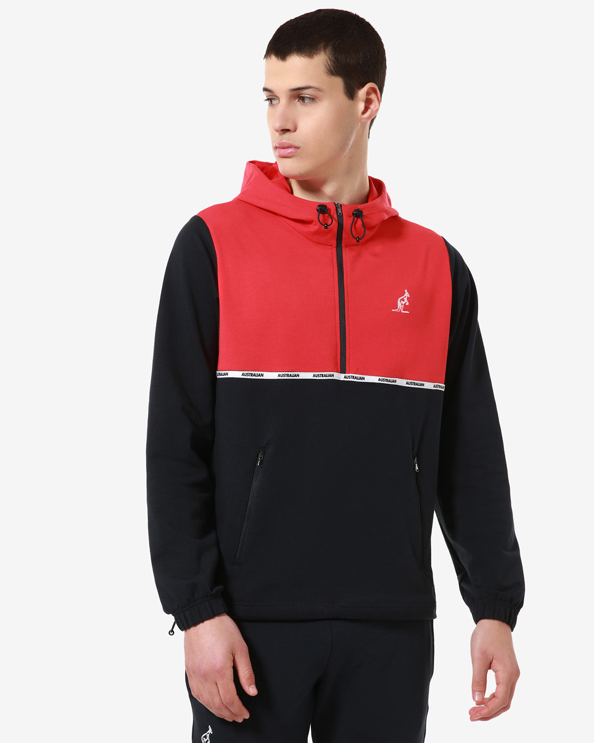Half Zip Hoodie Jacket: Australian Sportswear