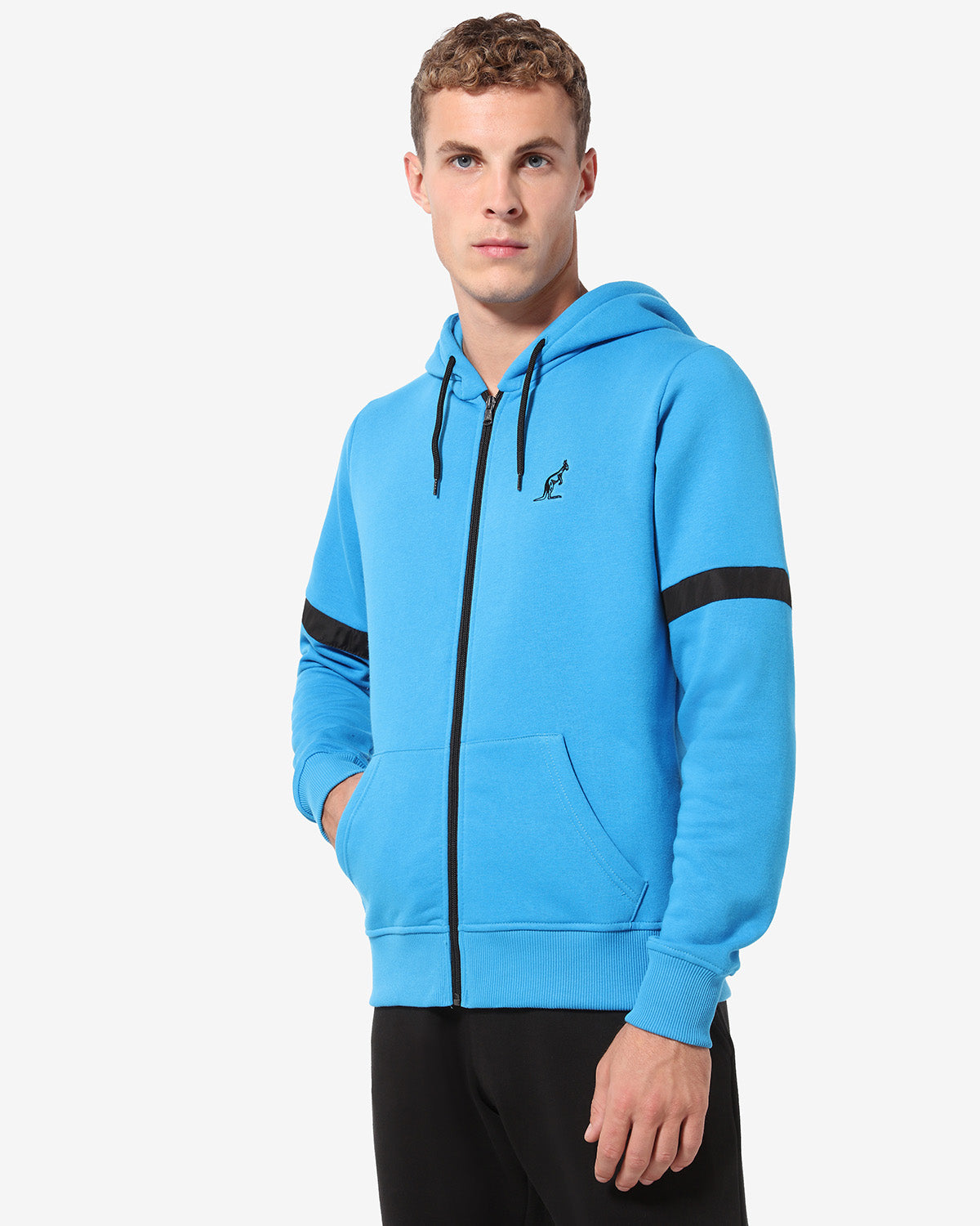 Stripe Fleece Jacket: Australian Sportswear