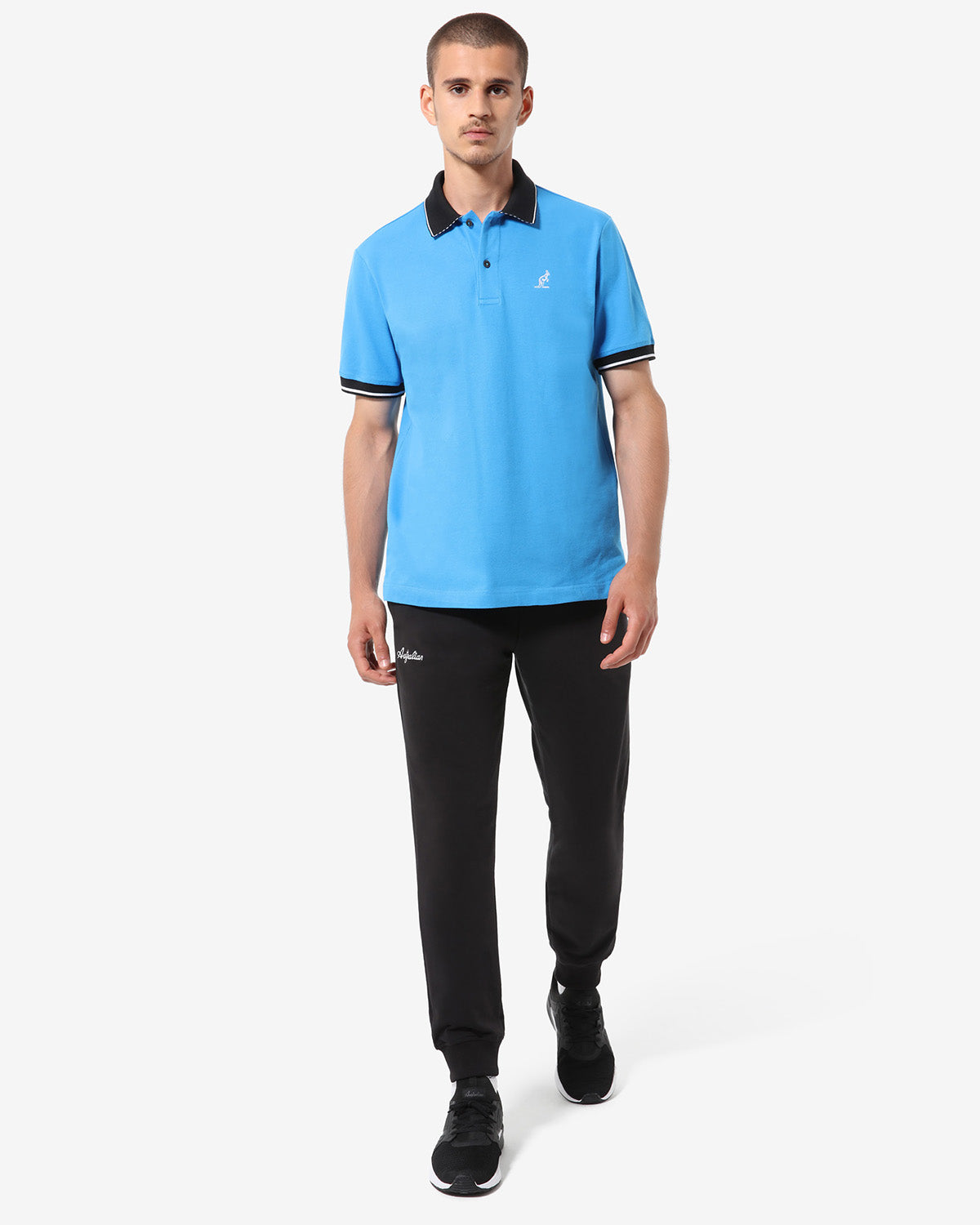 Elasticized Piquet Polo Shirt: Australian Sportswear