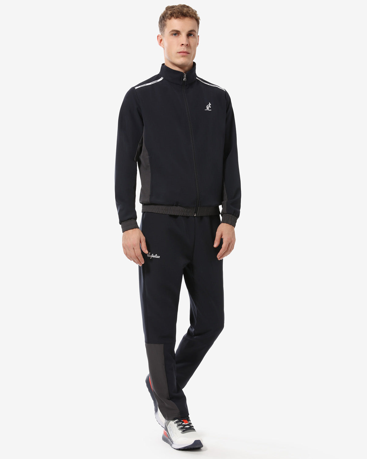 Tape Logo Flexit Tracksuit: Australian Sportswear