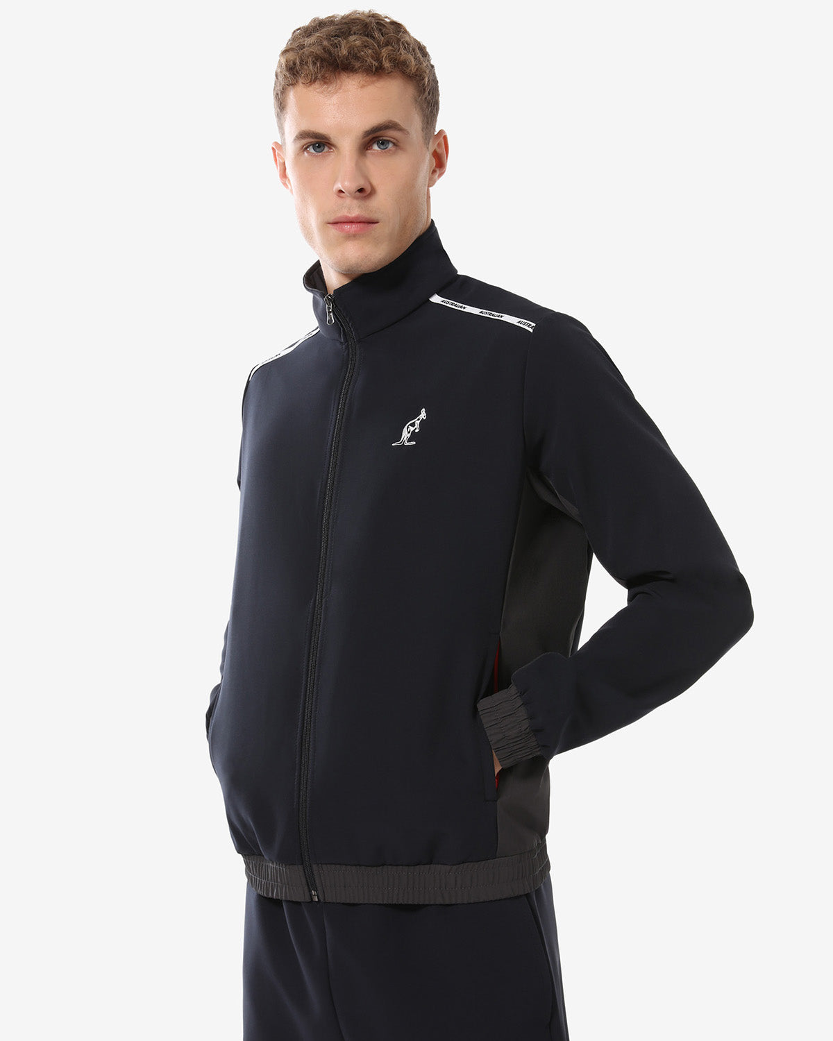Tape Logo Flexit Tracksuit: Australian Sportswear