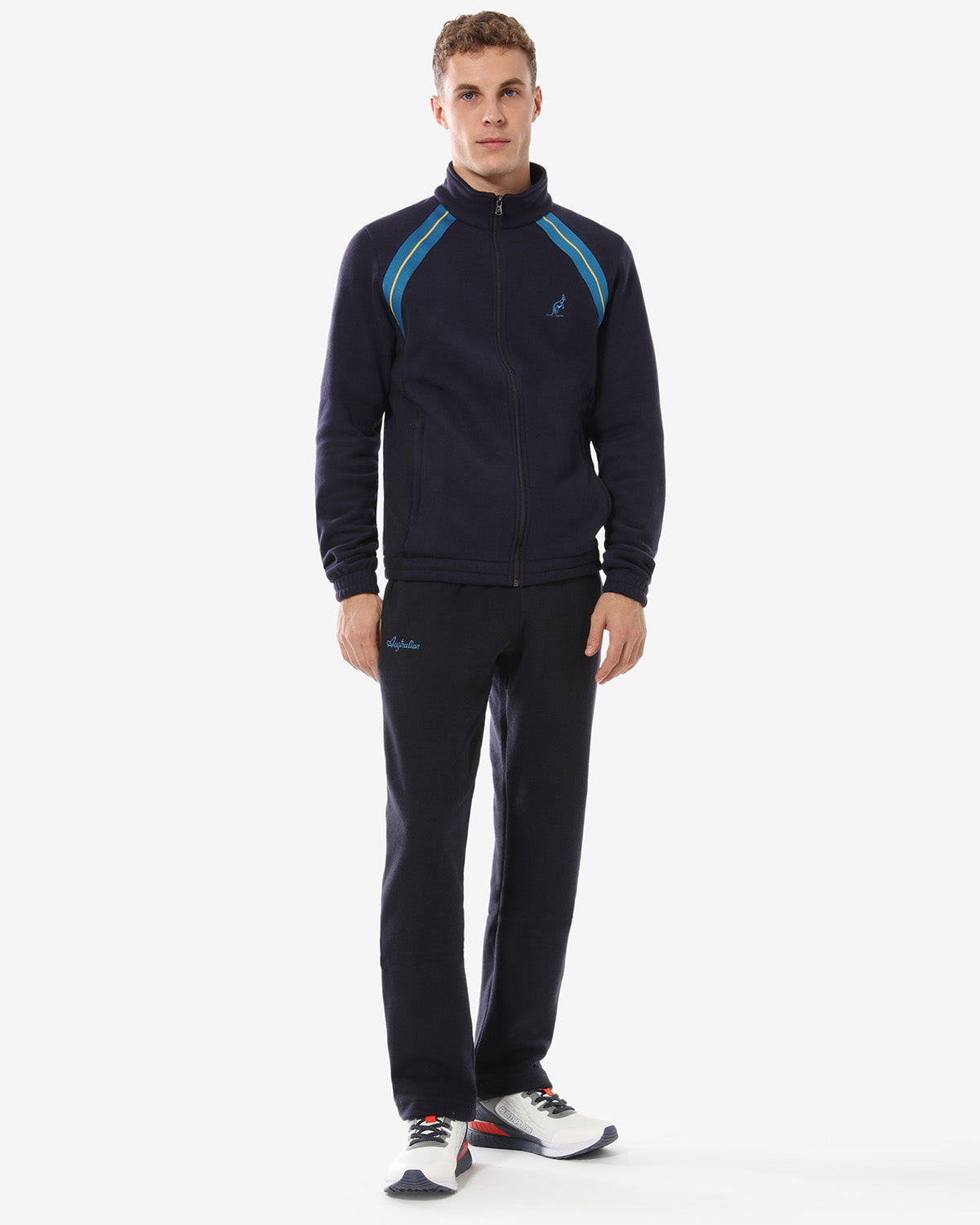 Stripe Softech Tracksuit: Australian Sportswear