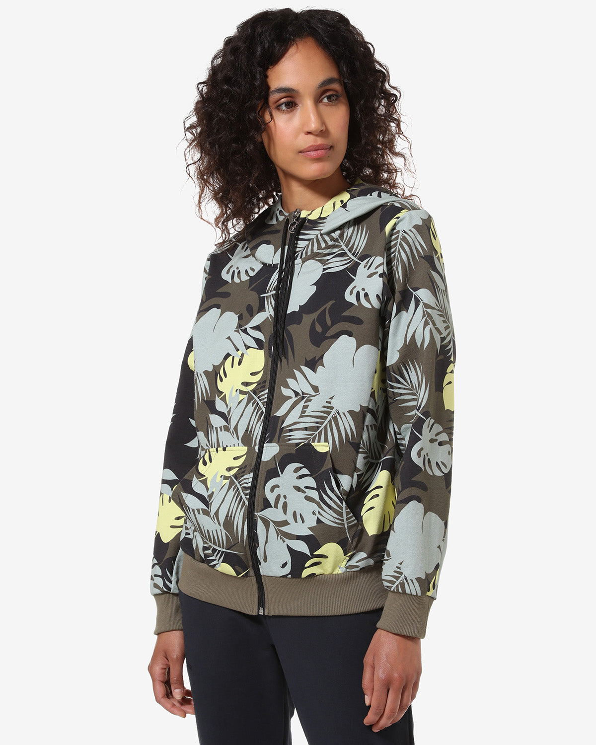 Flowers Hoodie Jacket: Australian Sportswear