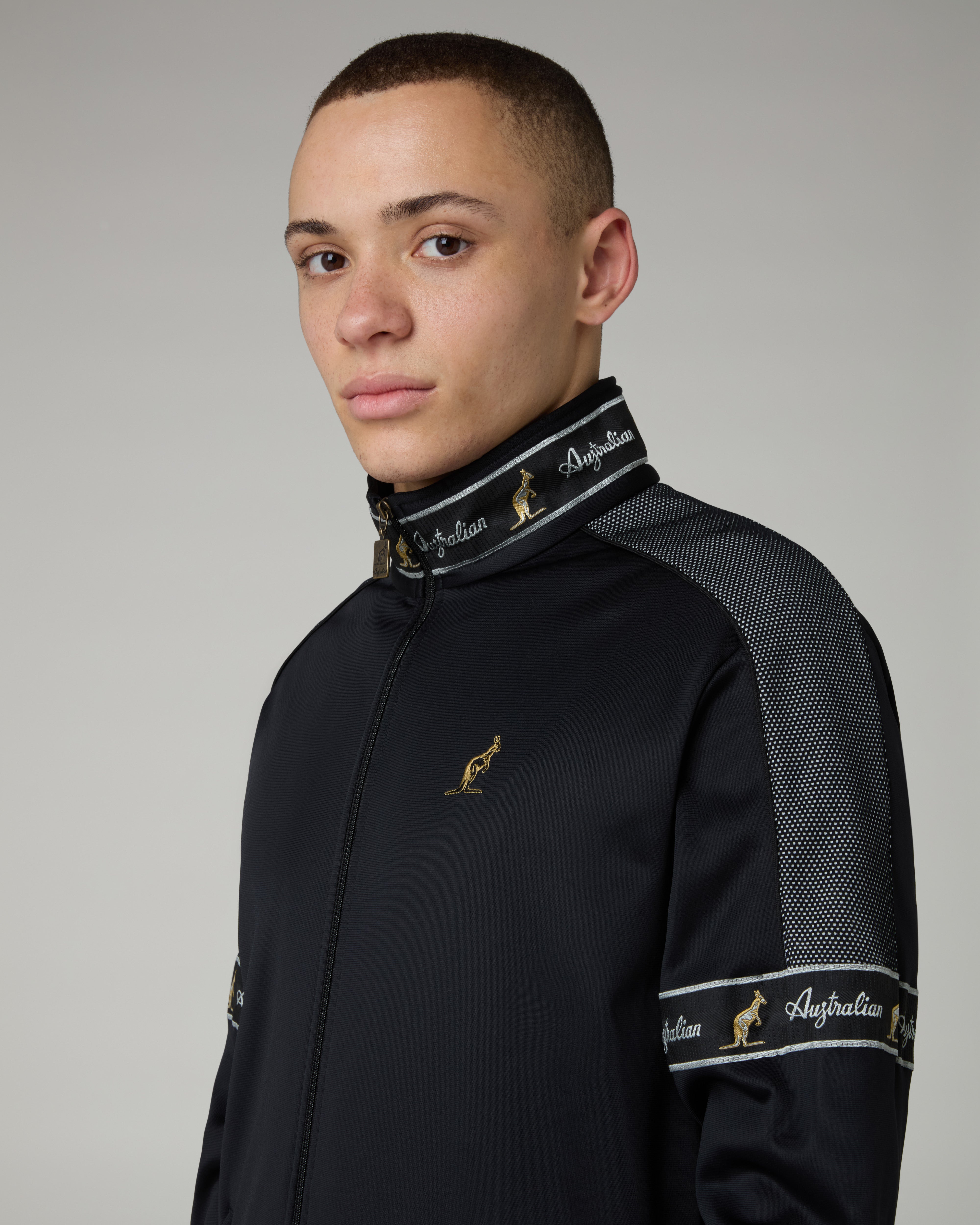 Black Tape Track Jacket