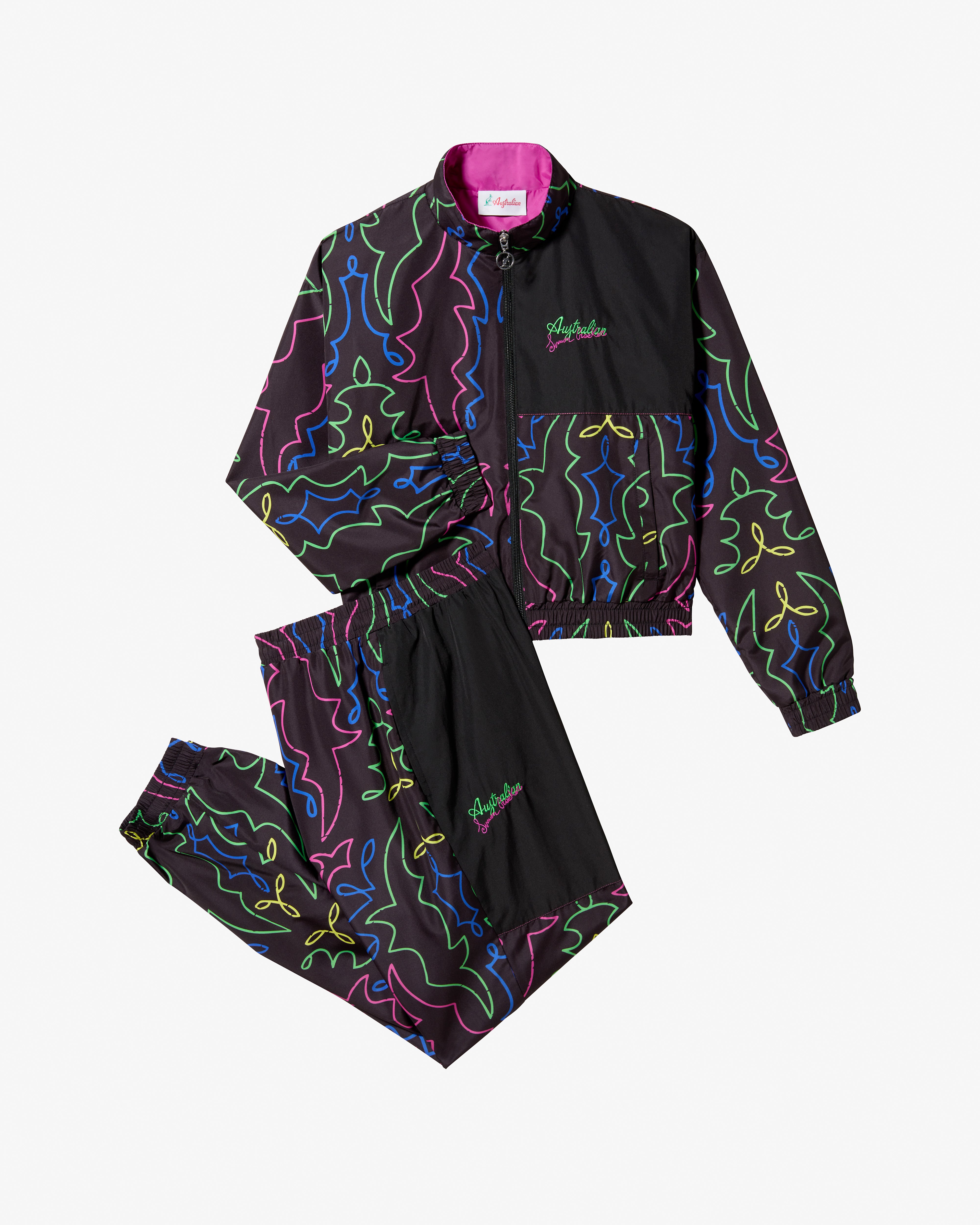Neon Tracksuit: Simon Cracker x Australian