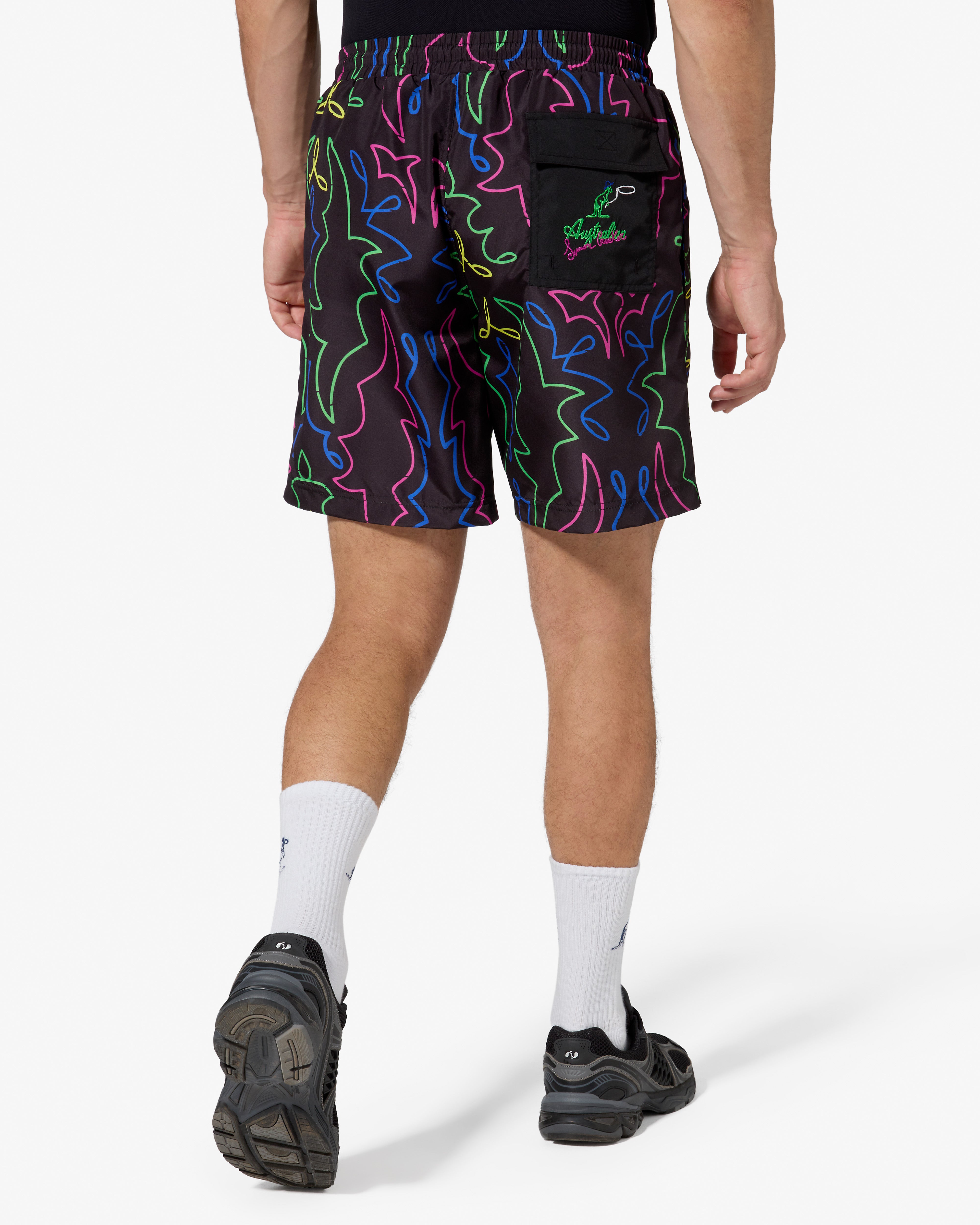 Neon Swimshort: Simon Cracker x Australian