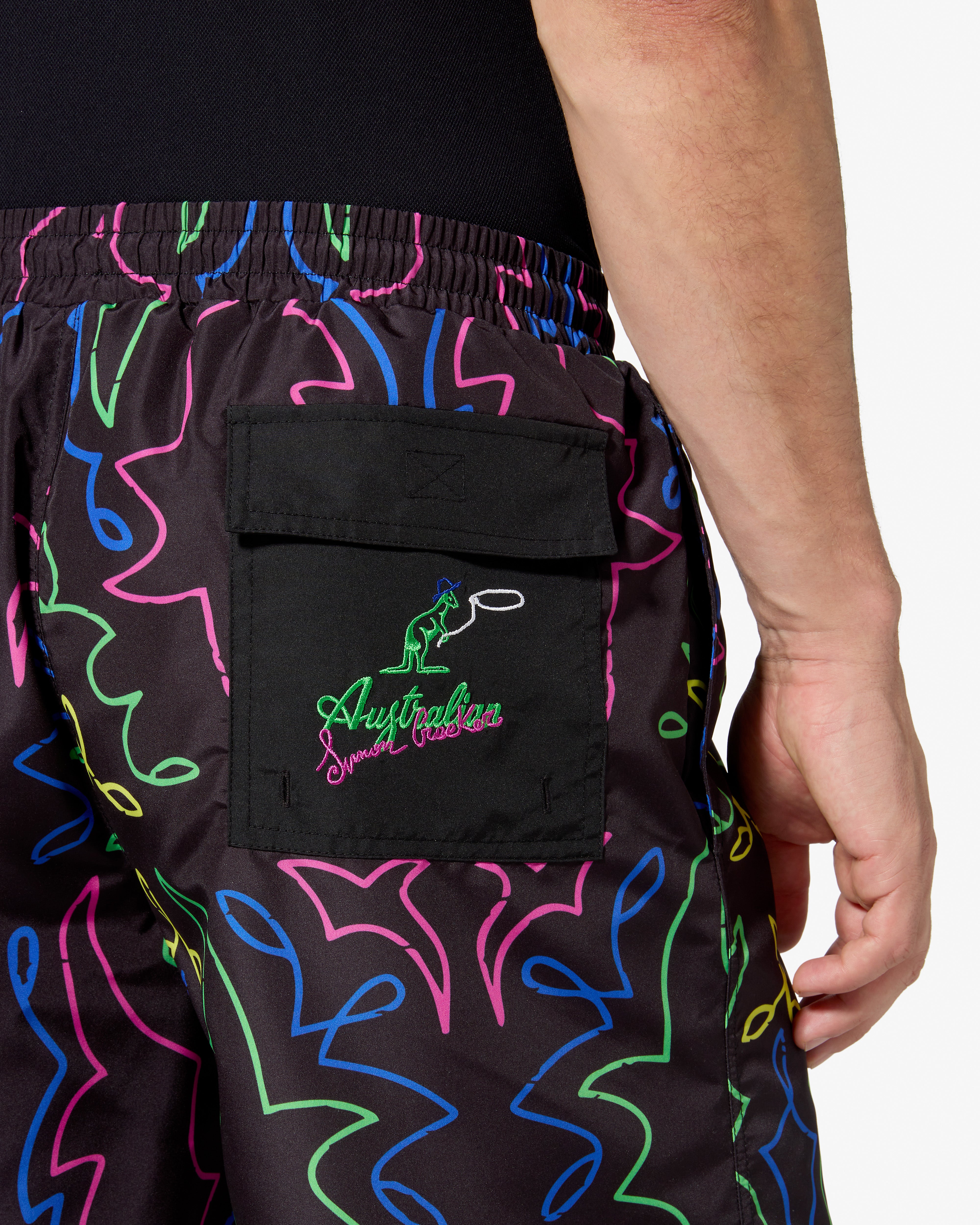 Neon Swimshort: Simon Cracker x Australian