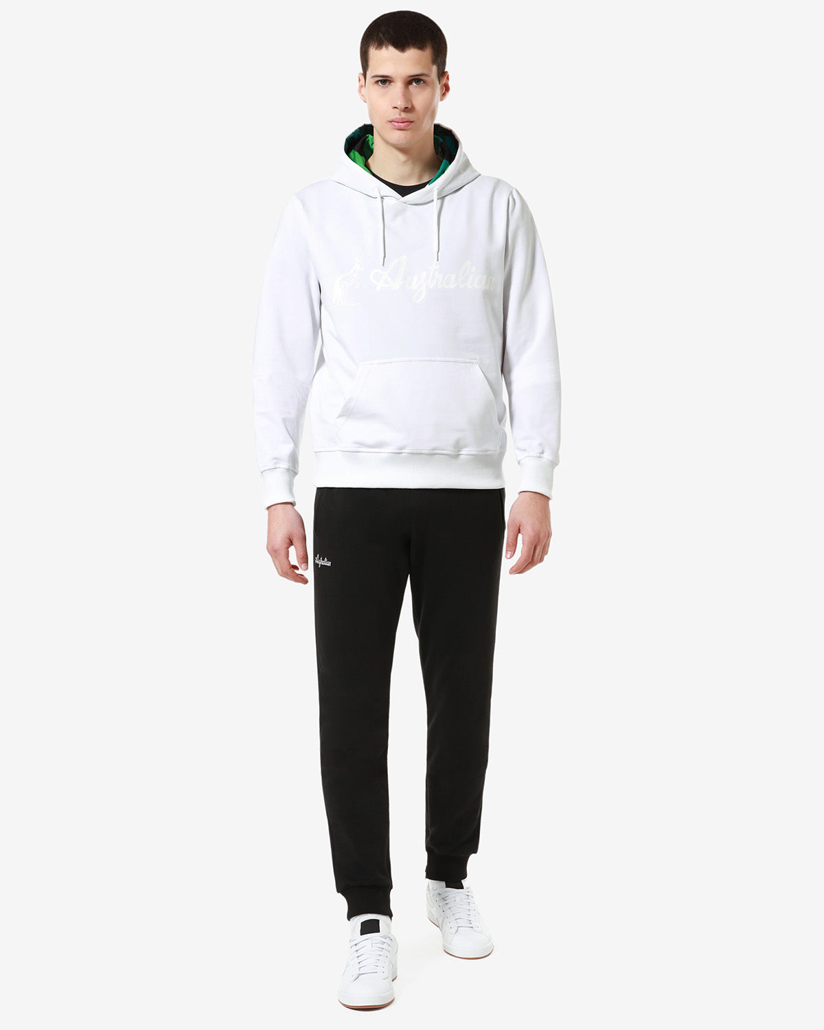 Shiny Logo Hoodie: Australian Sportswear