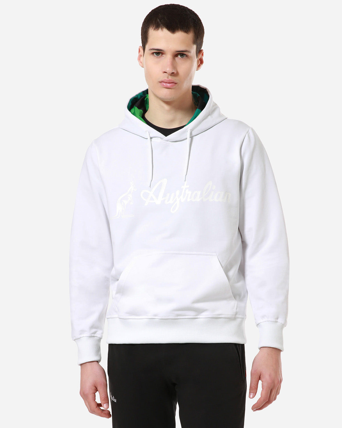 Shiny Logo Hoodie: Australian Sportswear