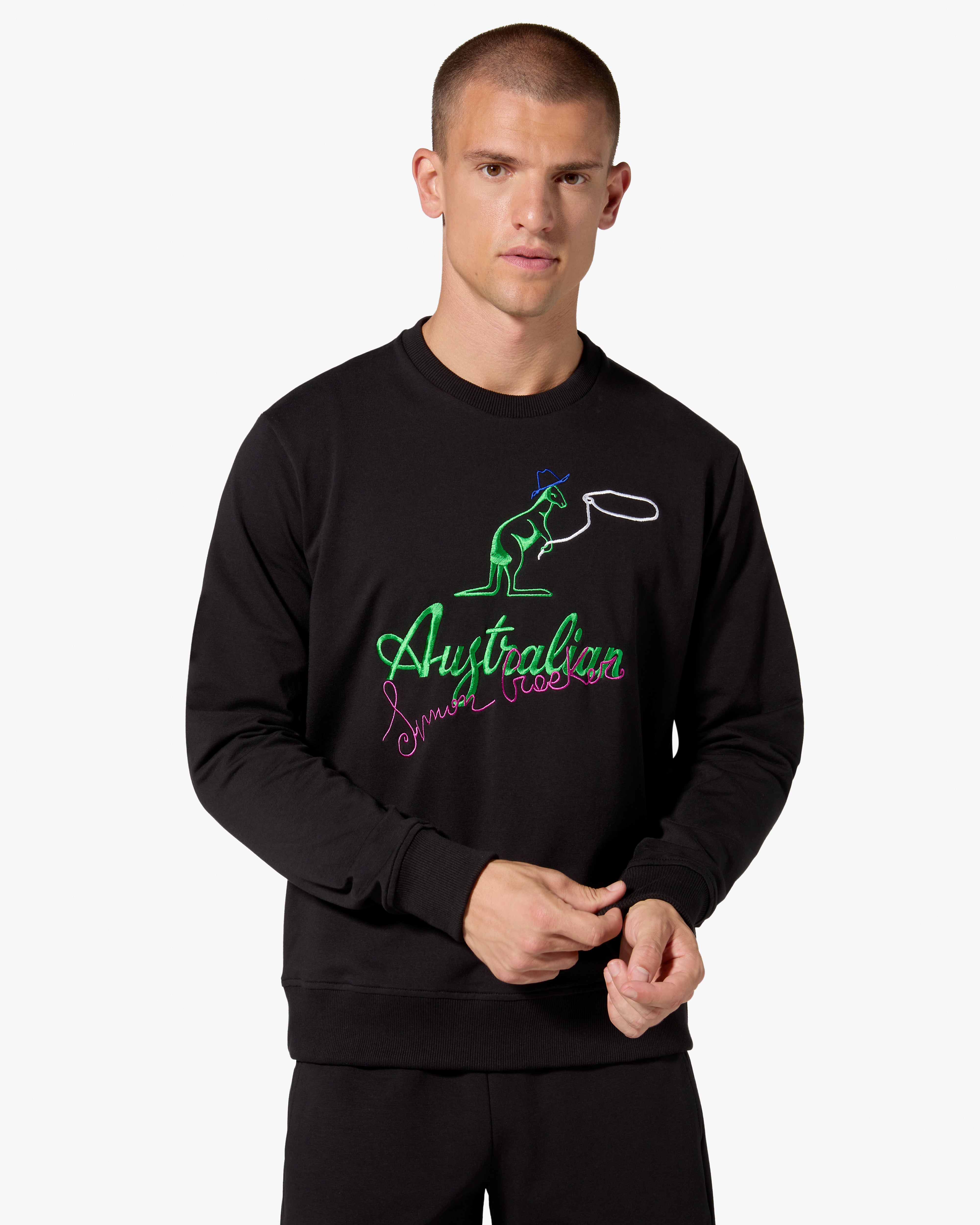 Cow-Kangoo Crewneck: Simon Cracker x Australian