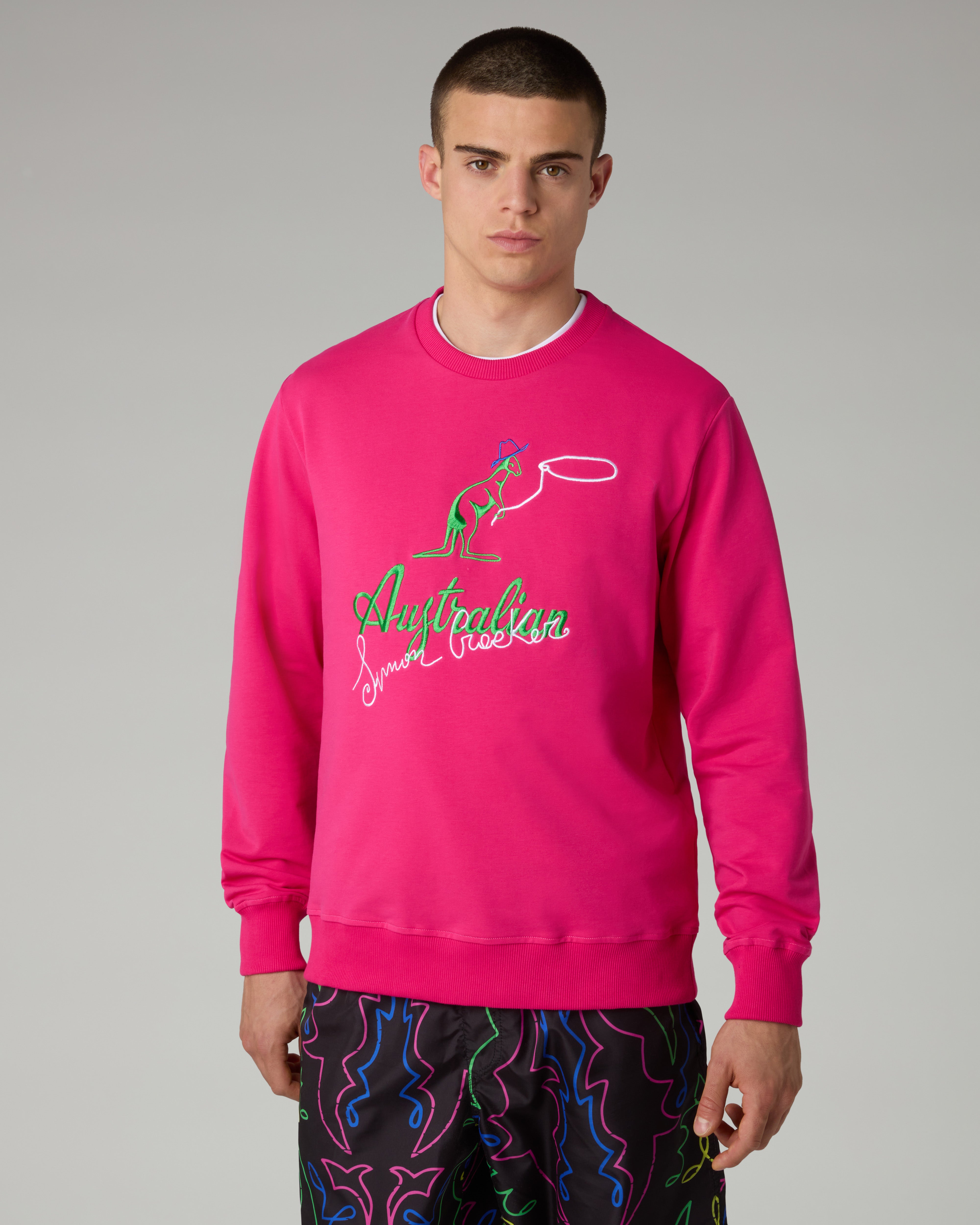 Cow-Kangoo Crewneck: Simon Cracker x Australian