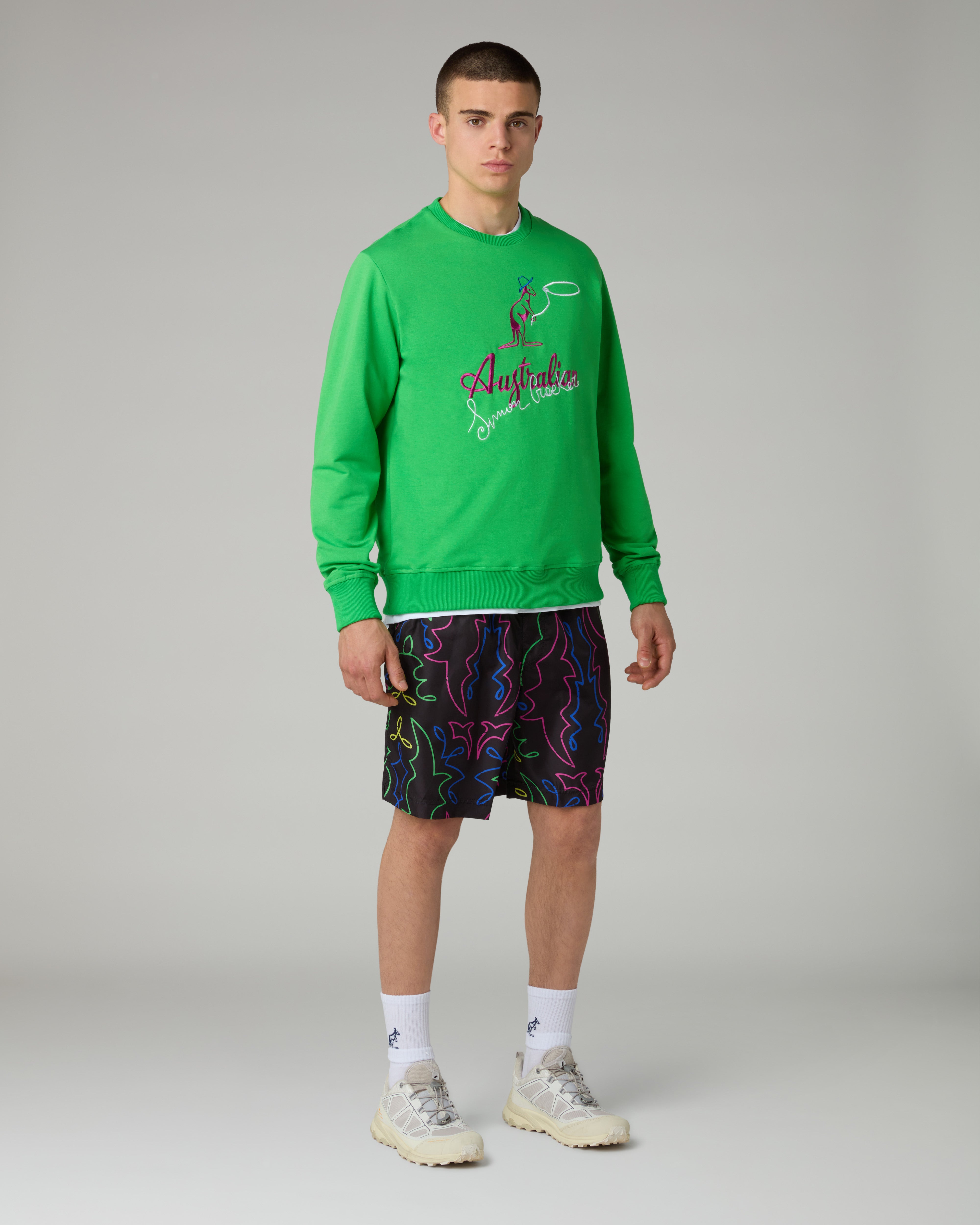 Cow-Kangoo Crewneck: Simon Cracker x Australian