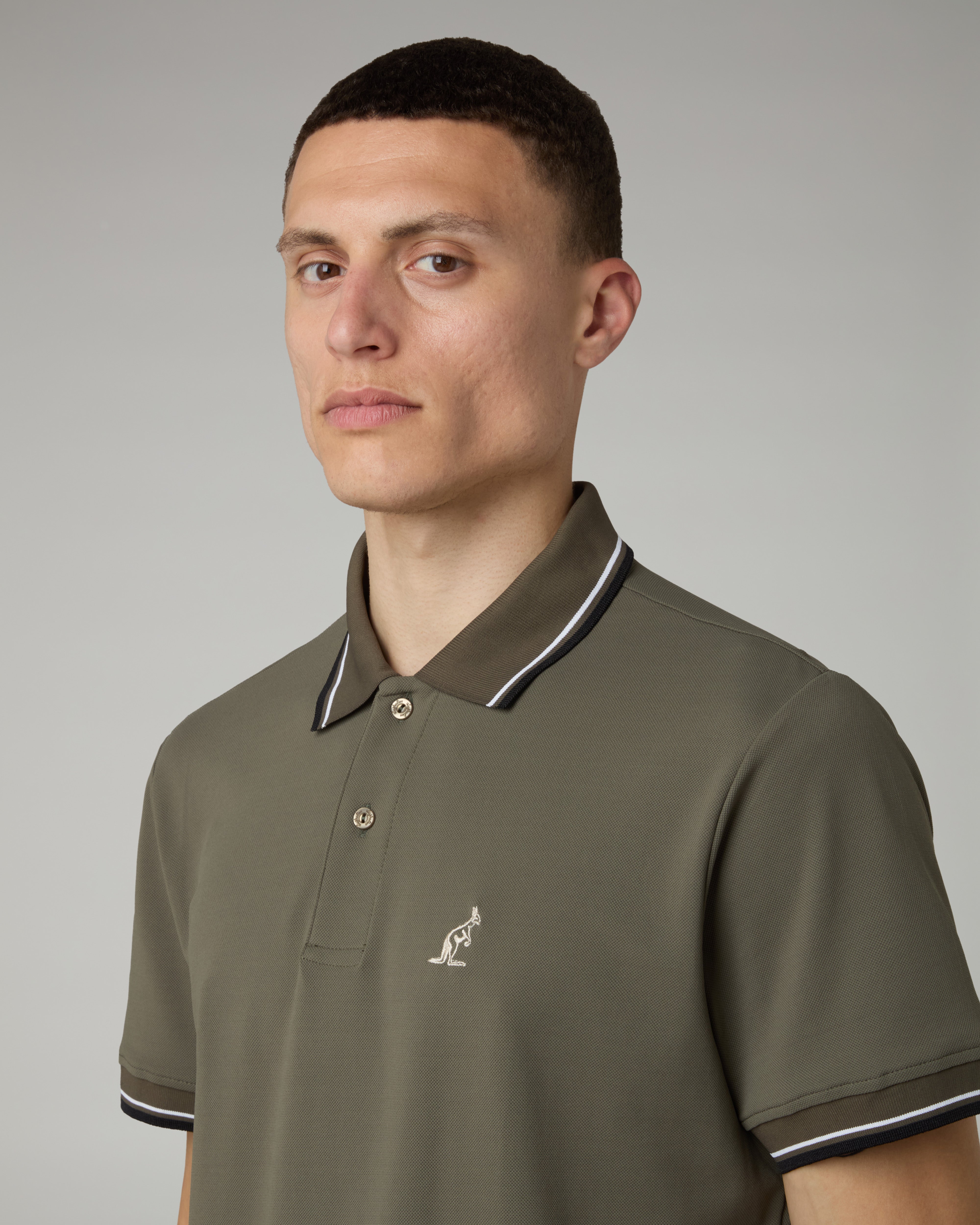 2 Stripes Polo Shirt