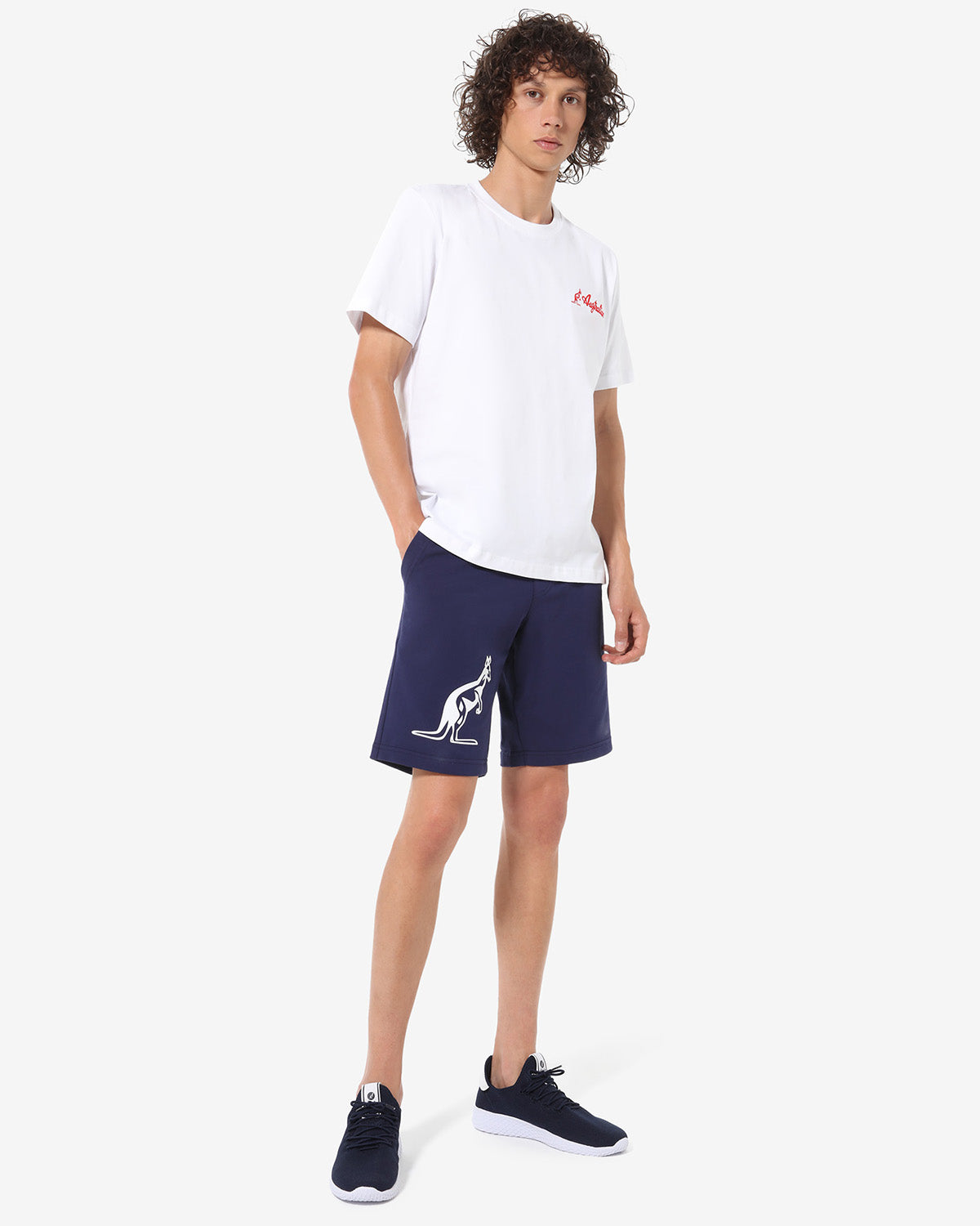 Fleece Logo Short: Australian Sportswear