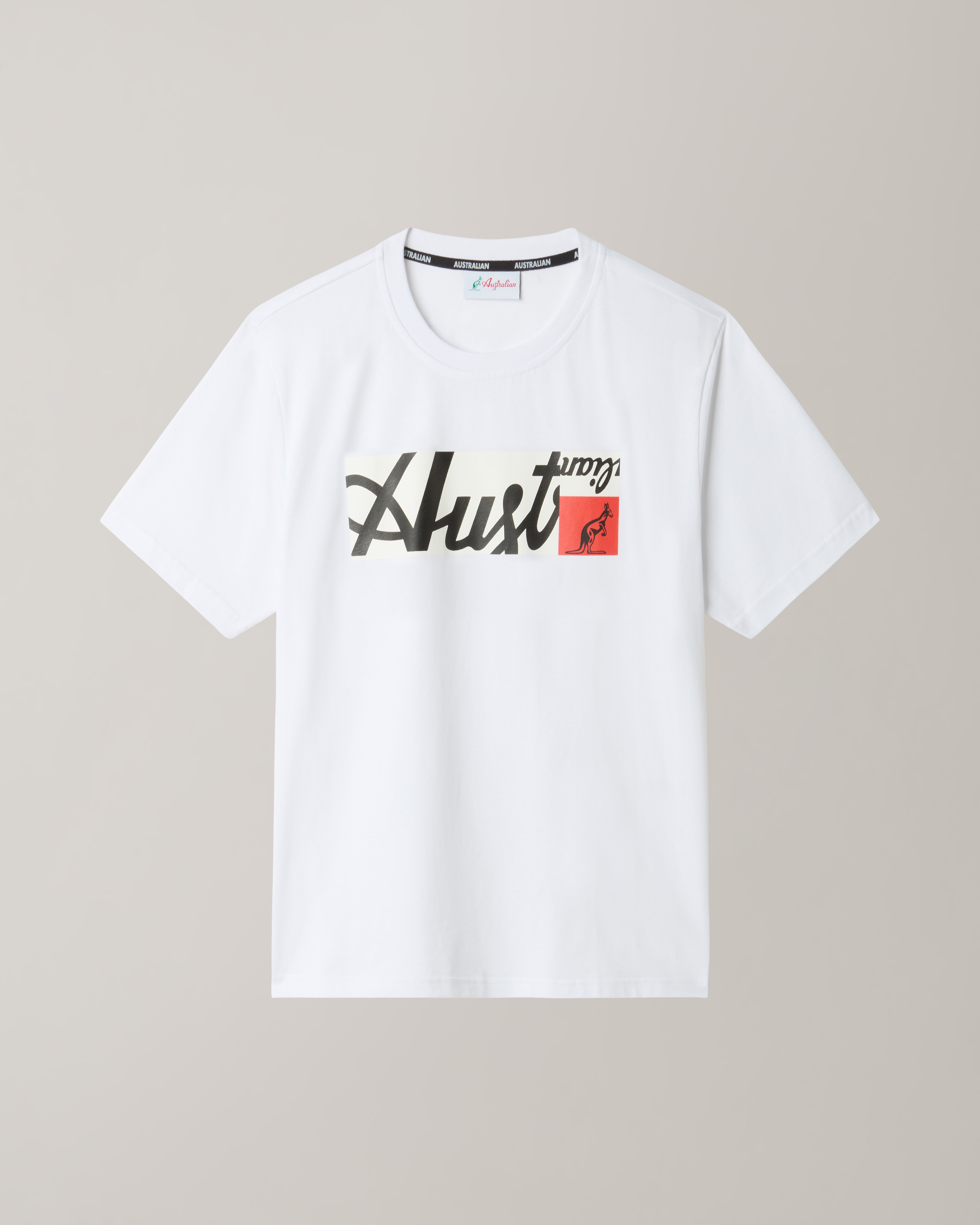 Broken Logo Printed T-shirt: Australian Sportswear