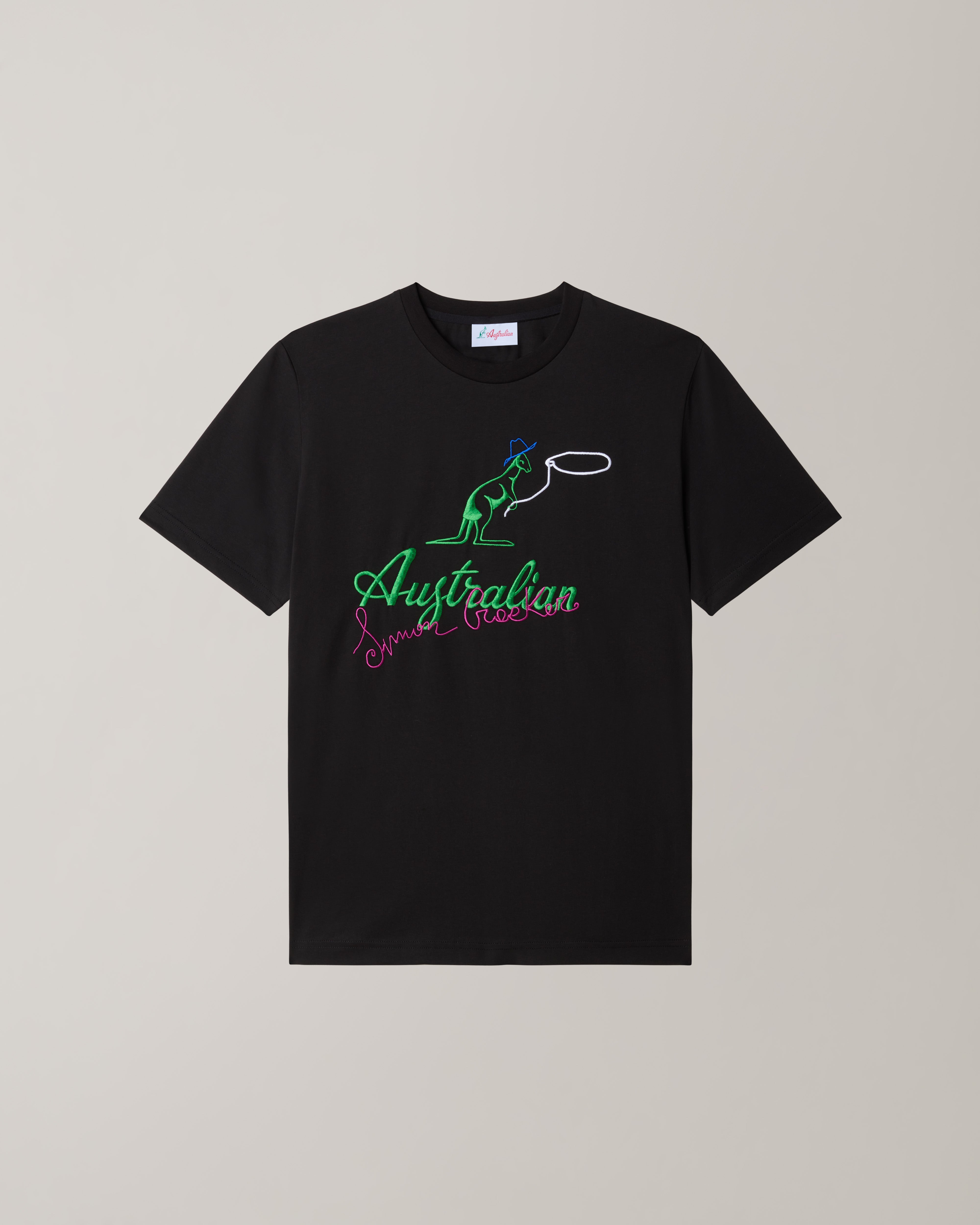 Cow-Kangoo T-shirt: Simon Cracker x Australian