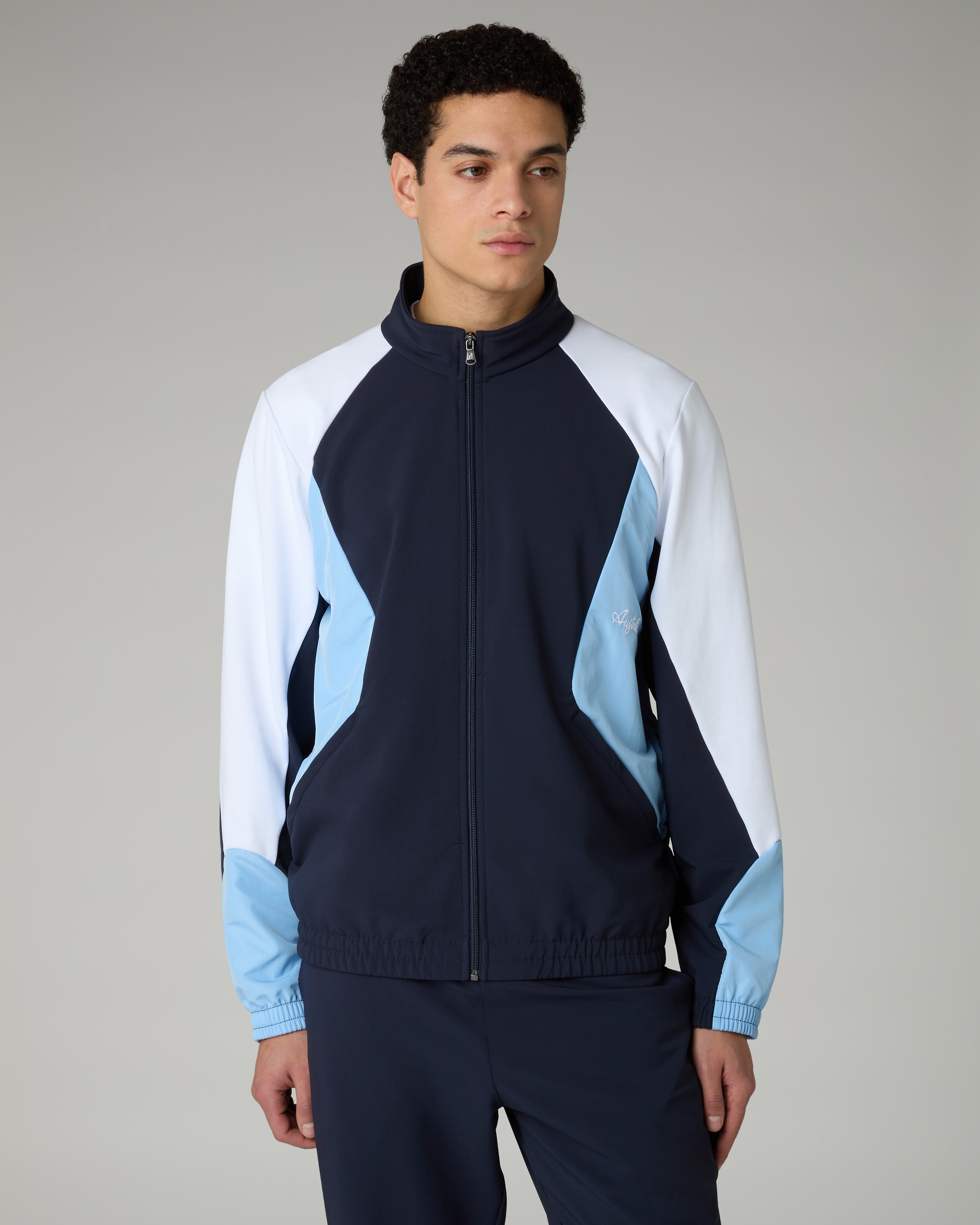 Color Block Match Tracksuit