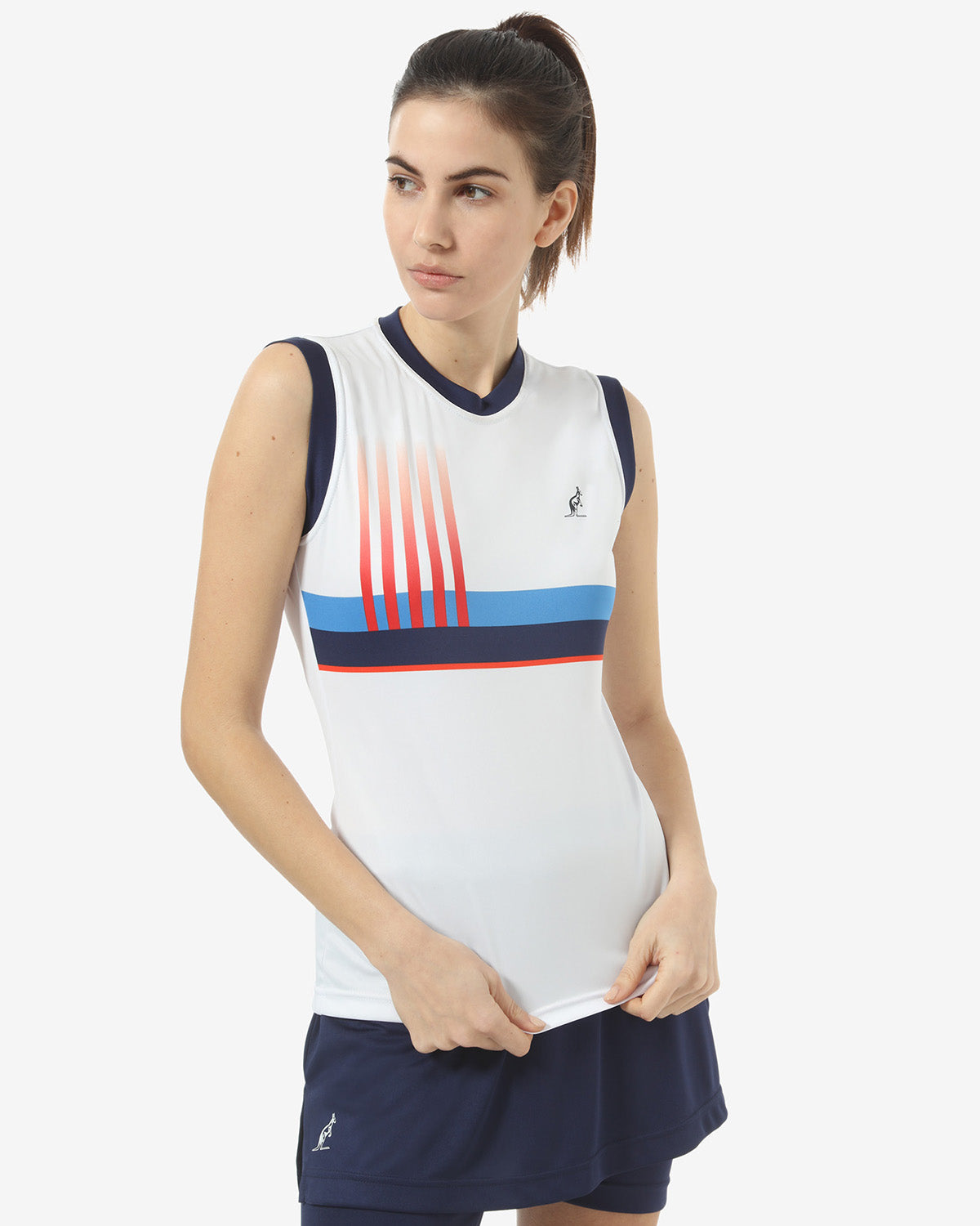 Printed Stripes Tank Top: Australian Tennis