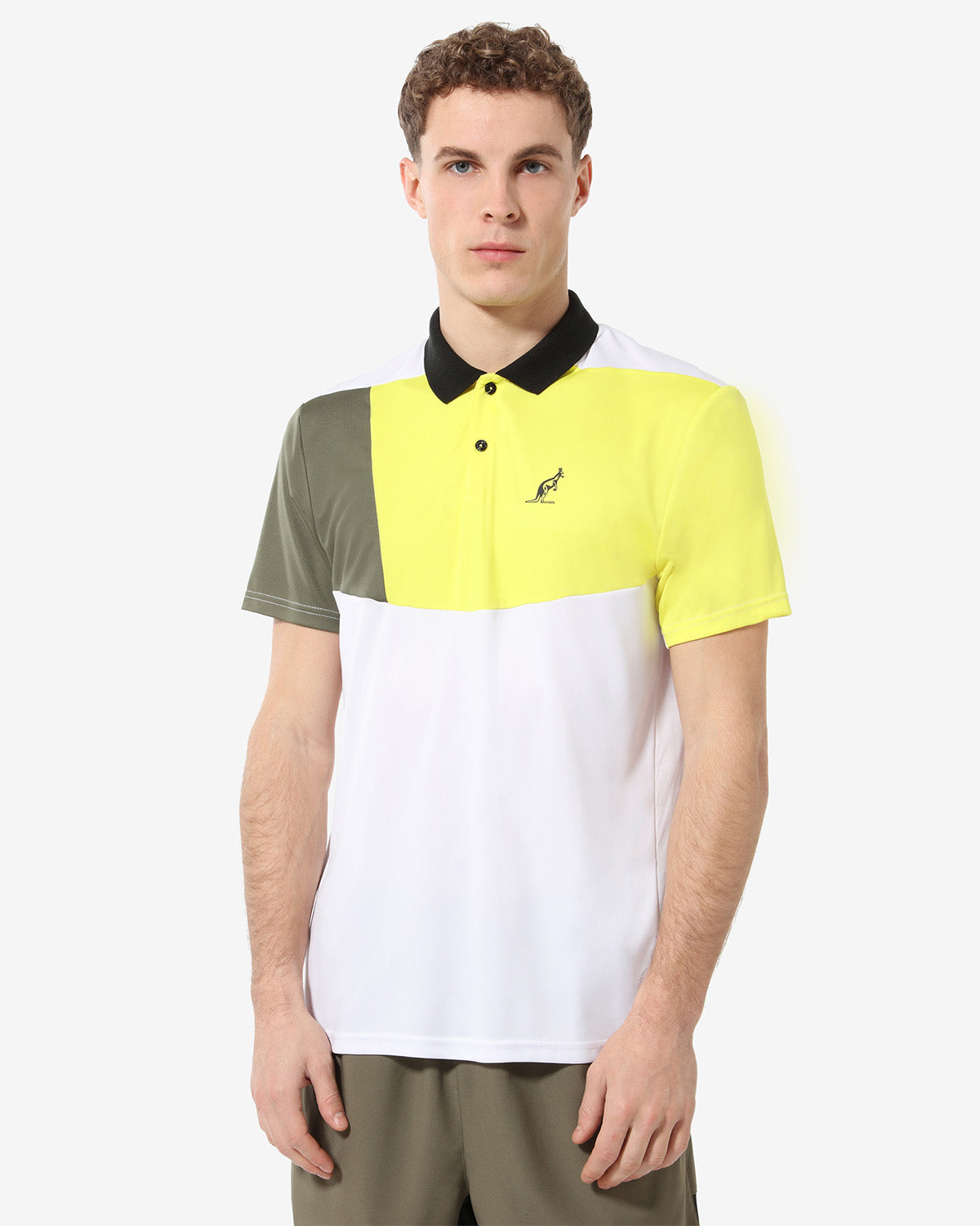 Color cheap block polo