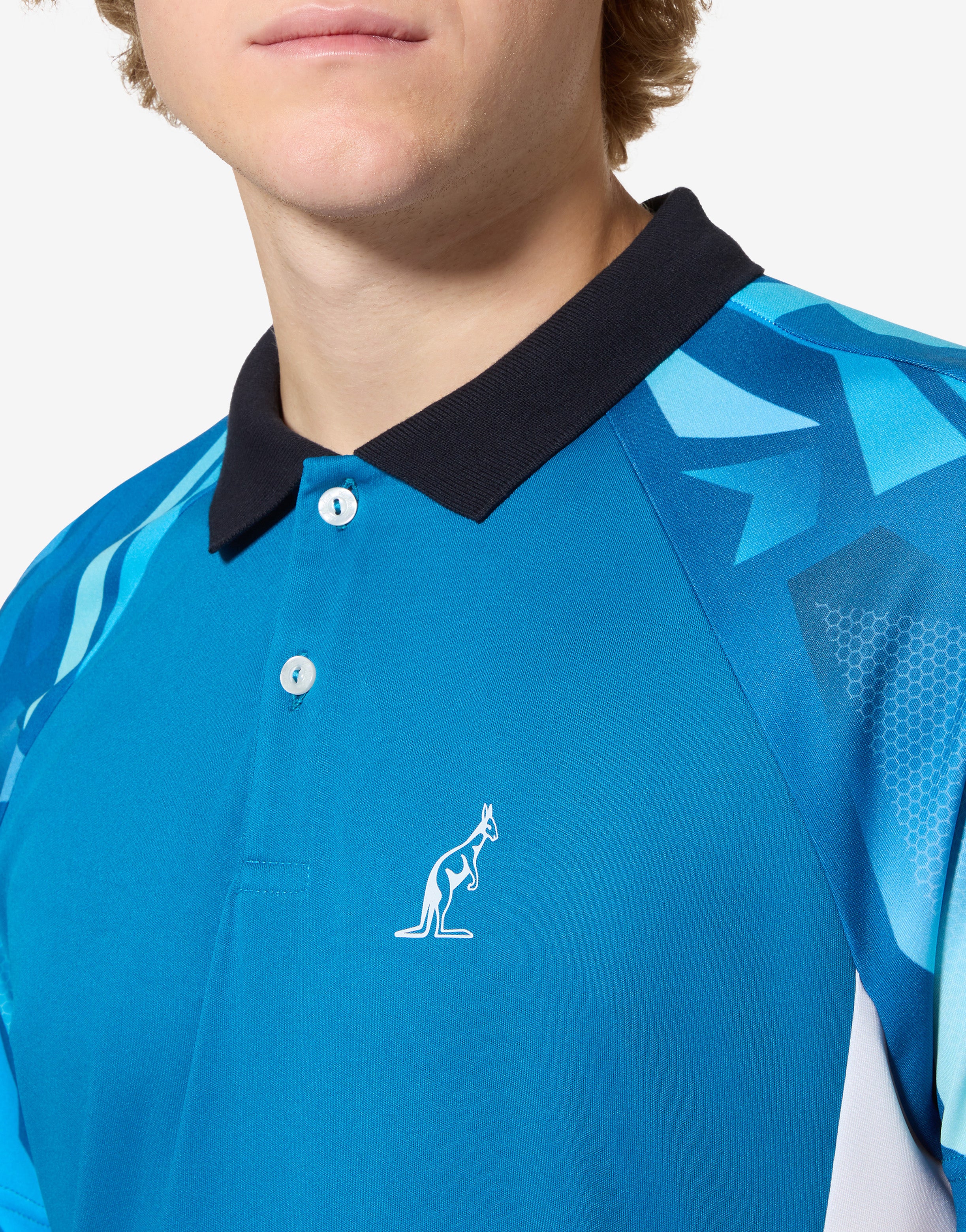 Abstract Polo Shirt: Australian Tennis