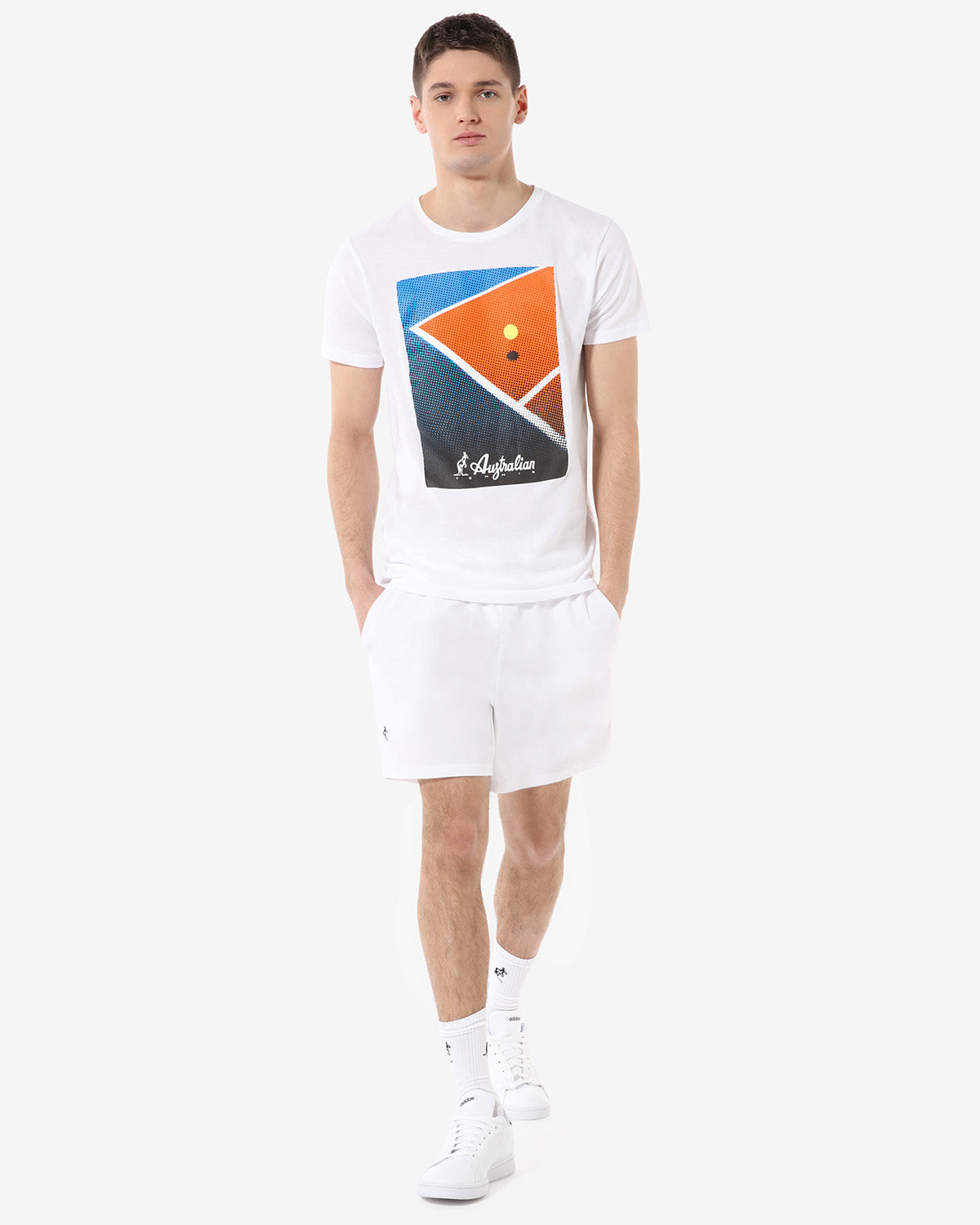 Court Graphic T-shirt: Australian Tennis