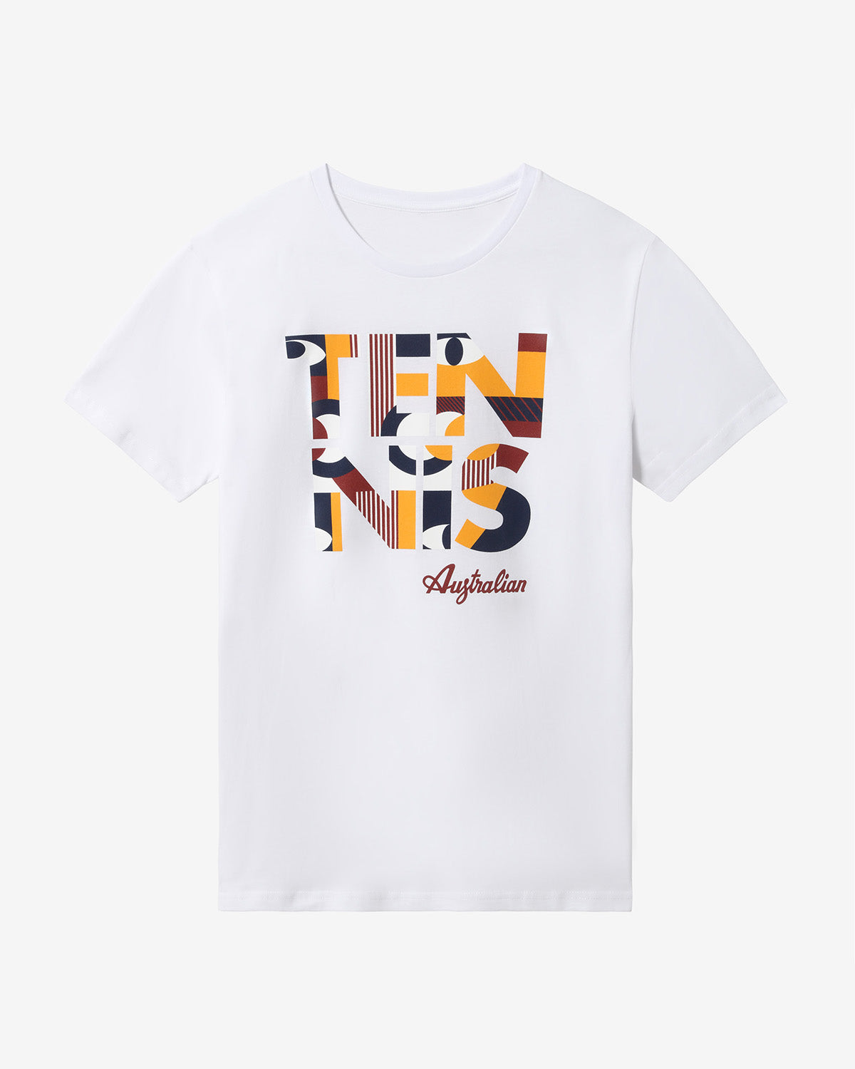 Tennis Geometry T-shirt: Australian Tennis