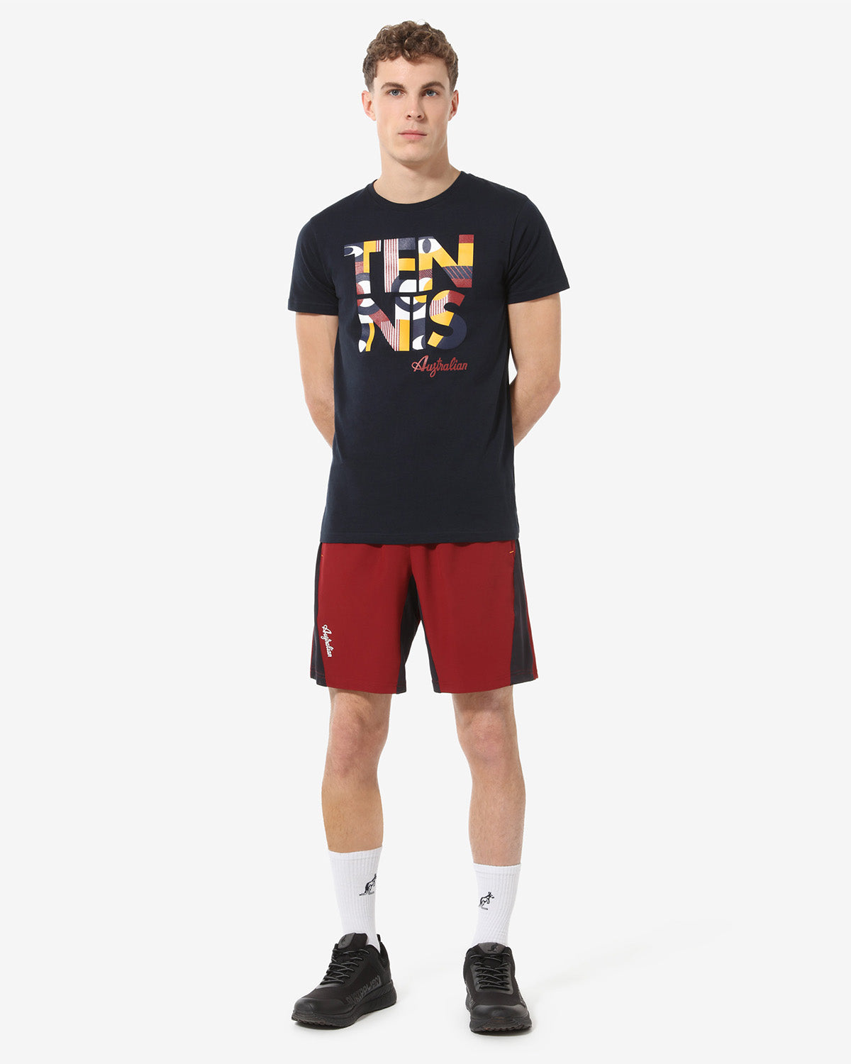 Tennis Geometry T-shirt: Australian Tennis