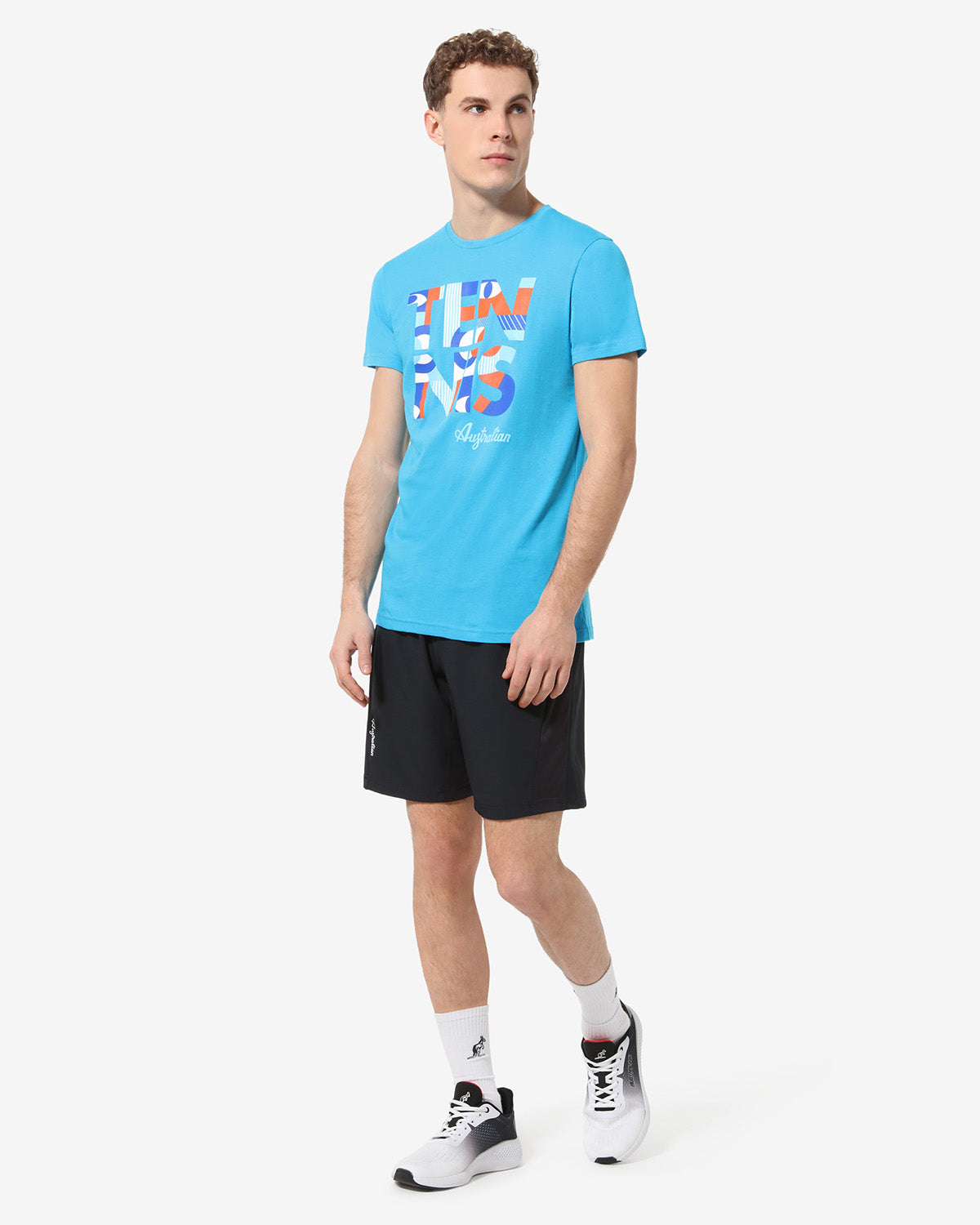 Tennis Geometry T-shirt: Australian Tennis