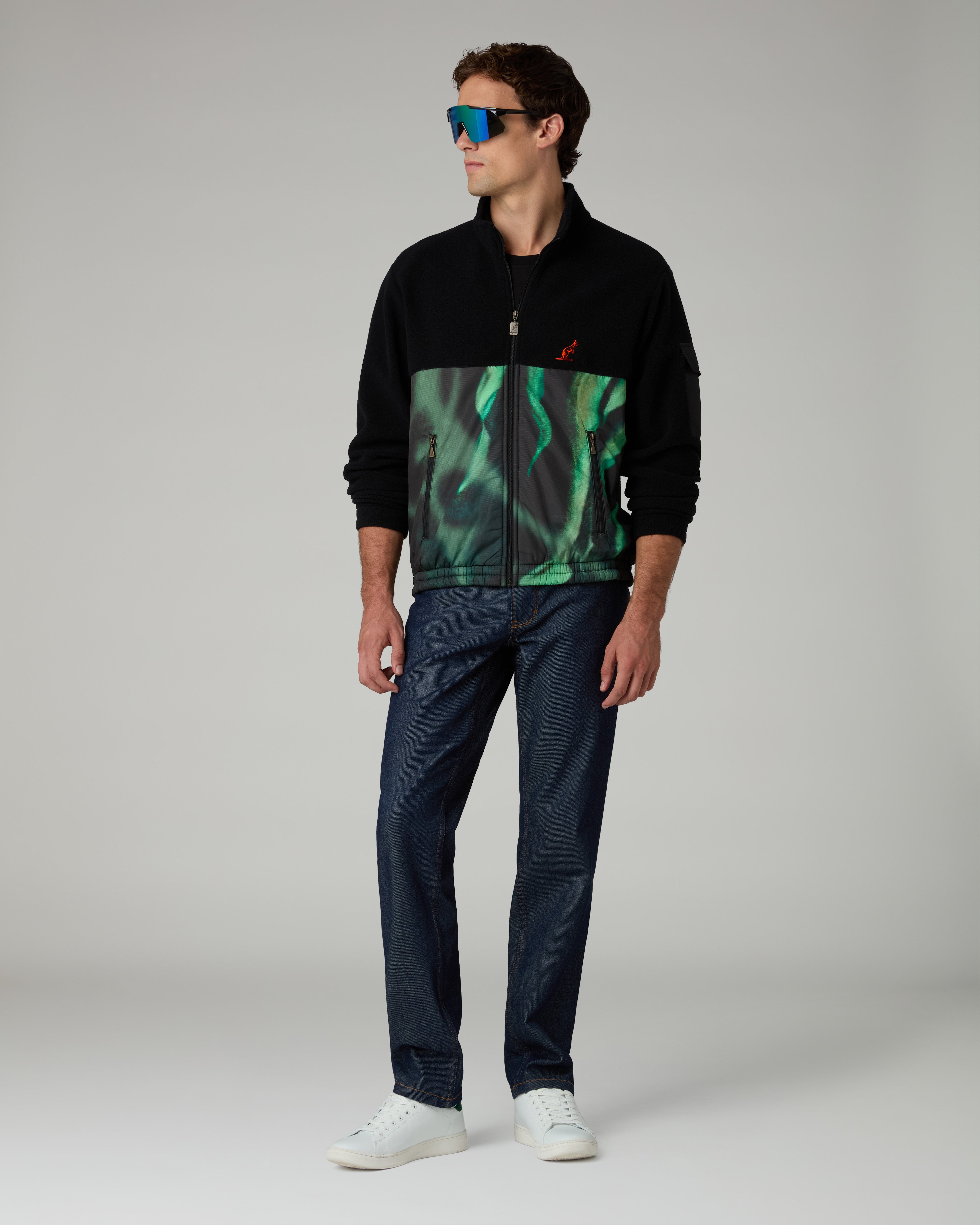 Blanca Multi Fabric Track Jacket