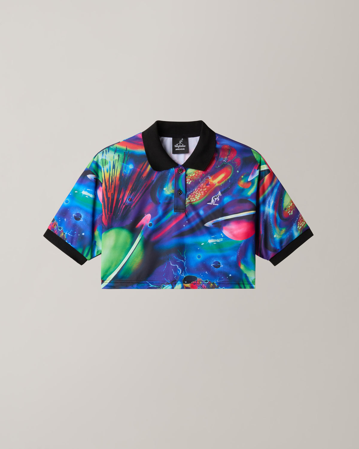 Archive Cropped Polo Shirt | Australian