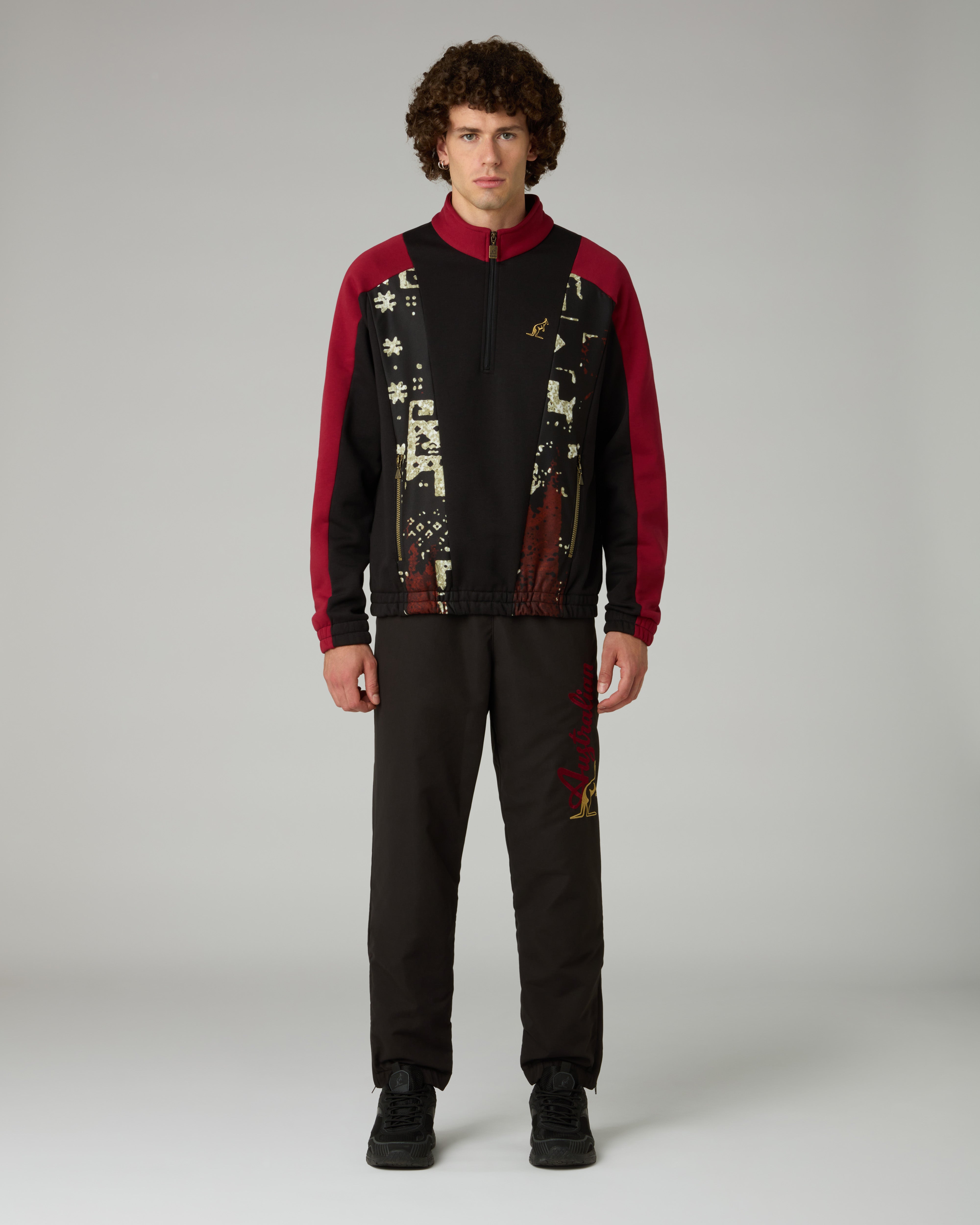Arak Half-zip Crewneck