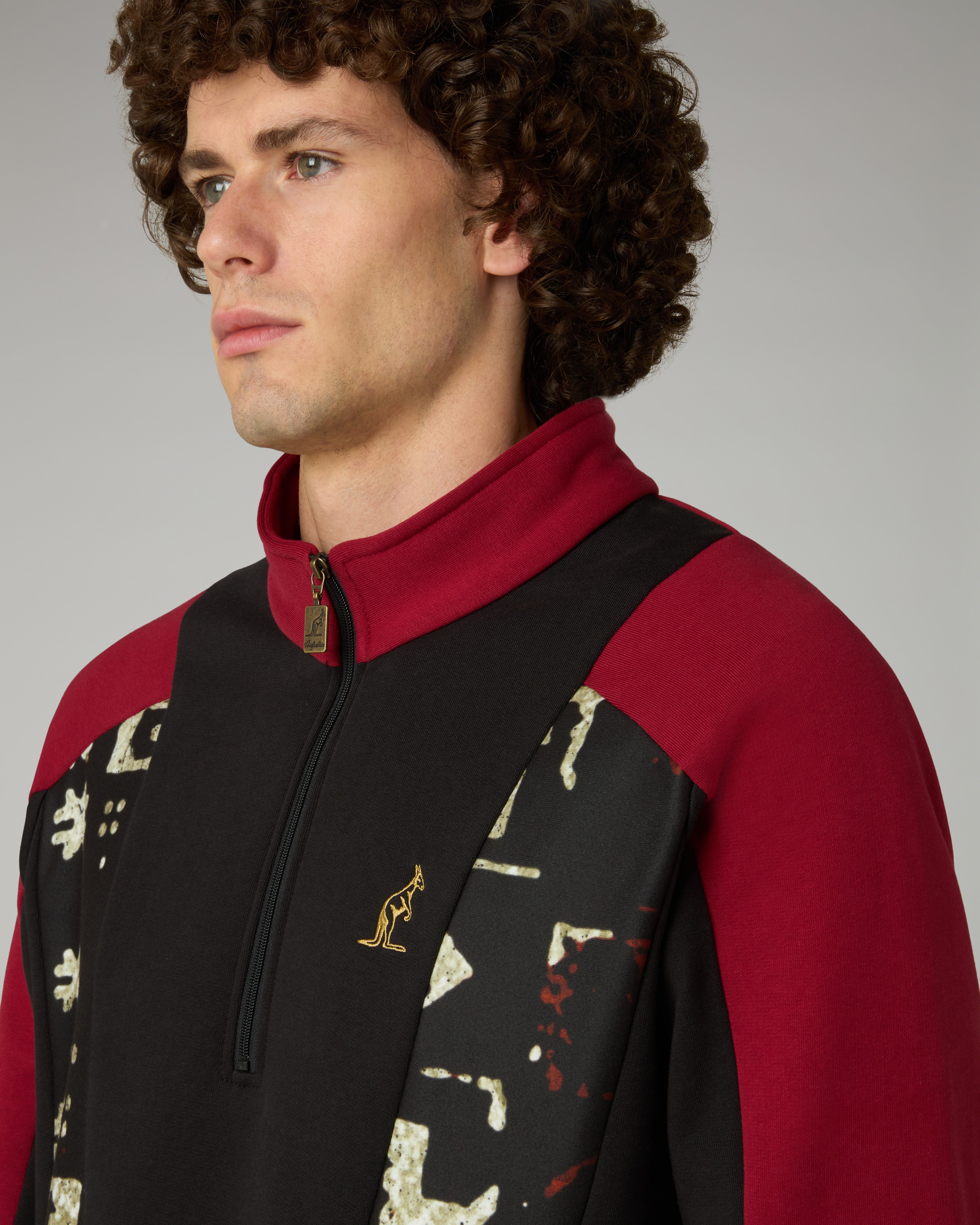 Arak Half-zip Crewneck