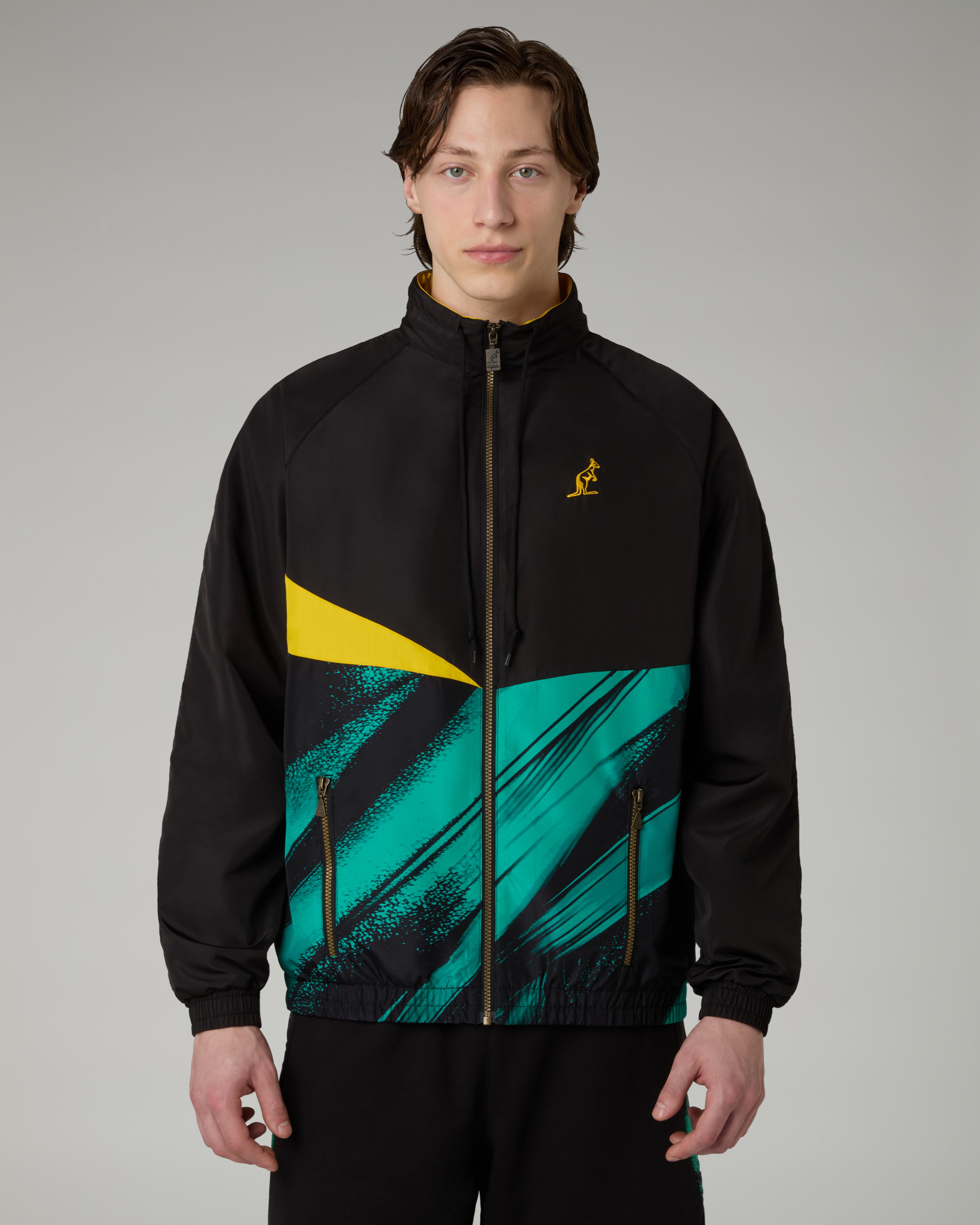 Brush Panel Track Jacket